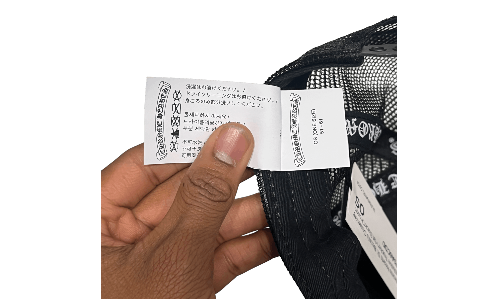 Chrome Hearts St. Barth's Cemetery Exclusive Trucker Hat Black/Orange Size ONE SIZE - 6 Thumbnail