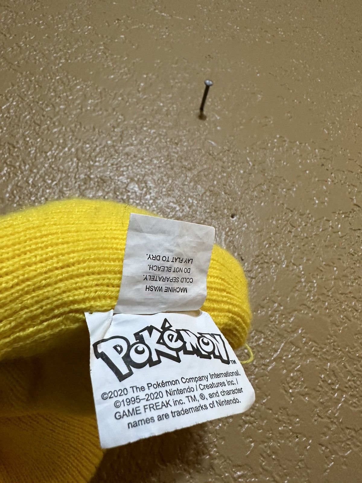 Japanese Brand × Nintendo × Pokemon Pokémon Pikachu Ears Beanie Hat Y2K Japanese Size ONE SIZE - 5 Thumbnail