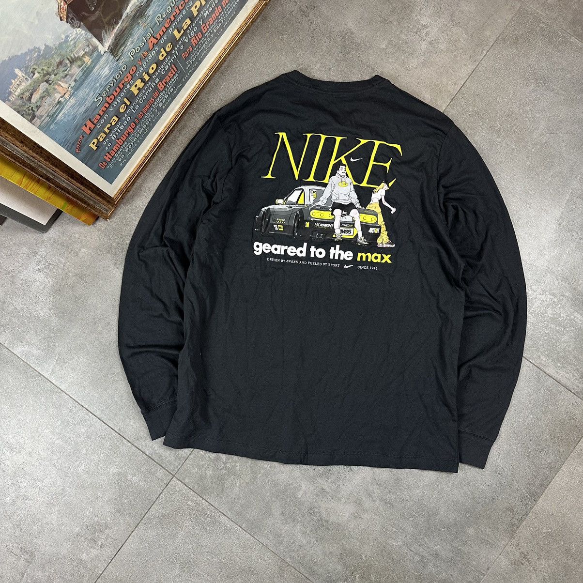 Nike Nike streetwear t-shirt XL grey swoosh car Size US XL / EU 56 / 4 - 1 Thumbnail