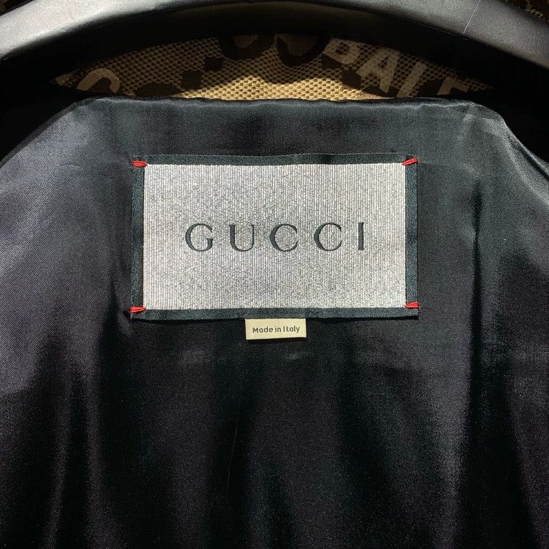 Gucci Gucci Size 38 Gucci Parisian co-branded full-print windbrea Size US XXS / EU 40 - 4 Thumbnail