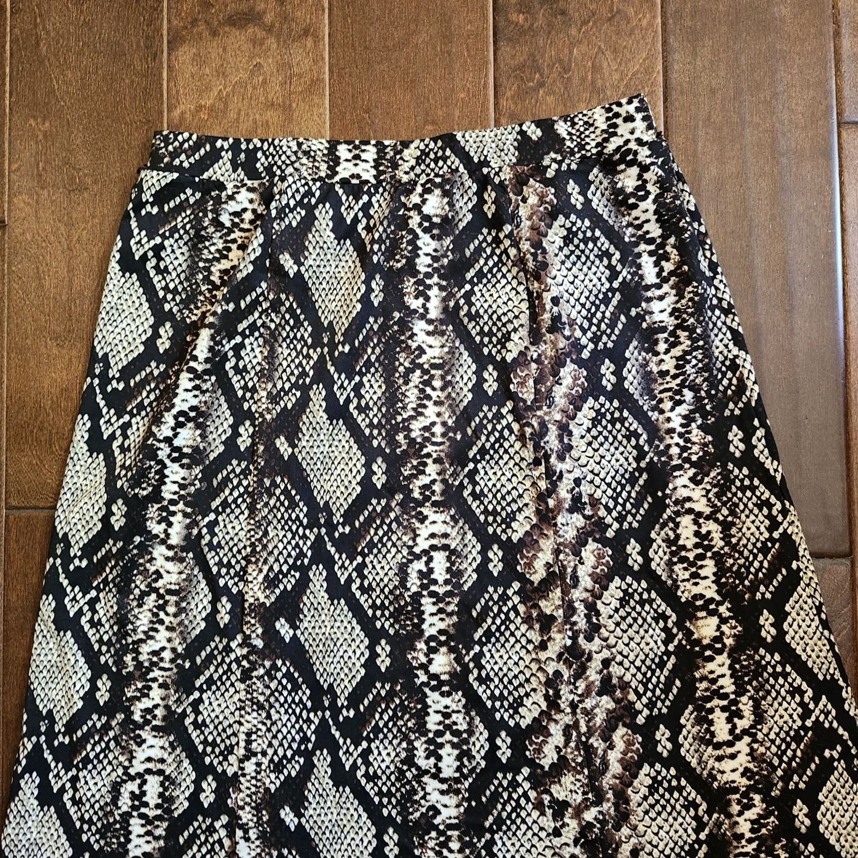 Skin Covington Womens Snake Skin Pattern Skirt - S/C - Multicolor Casual Size 28" / US 6 / IT 42 - 3 Thumbnail