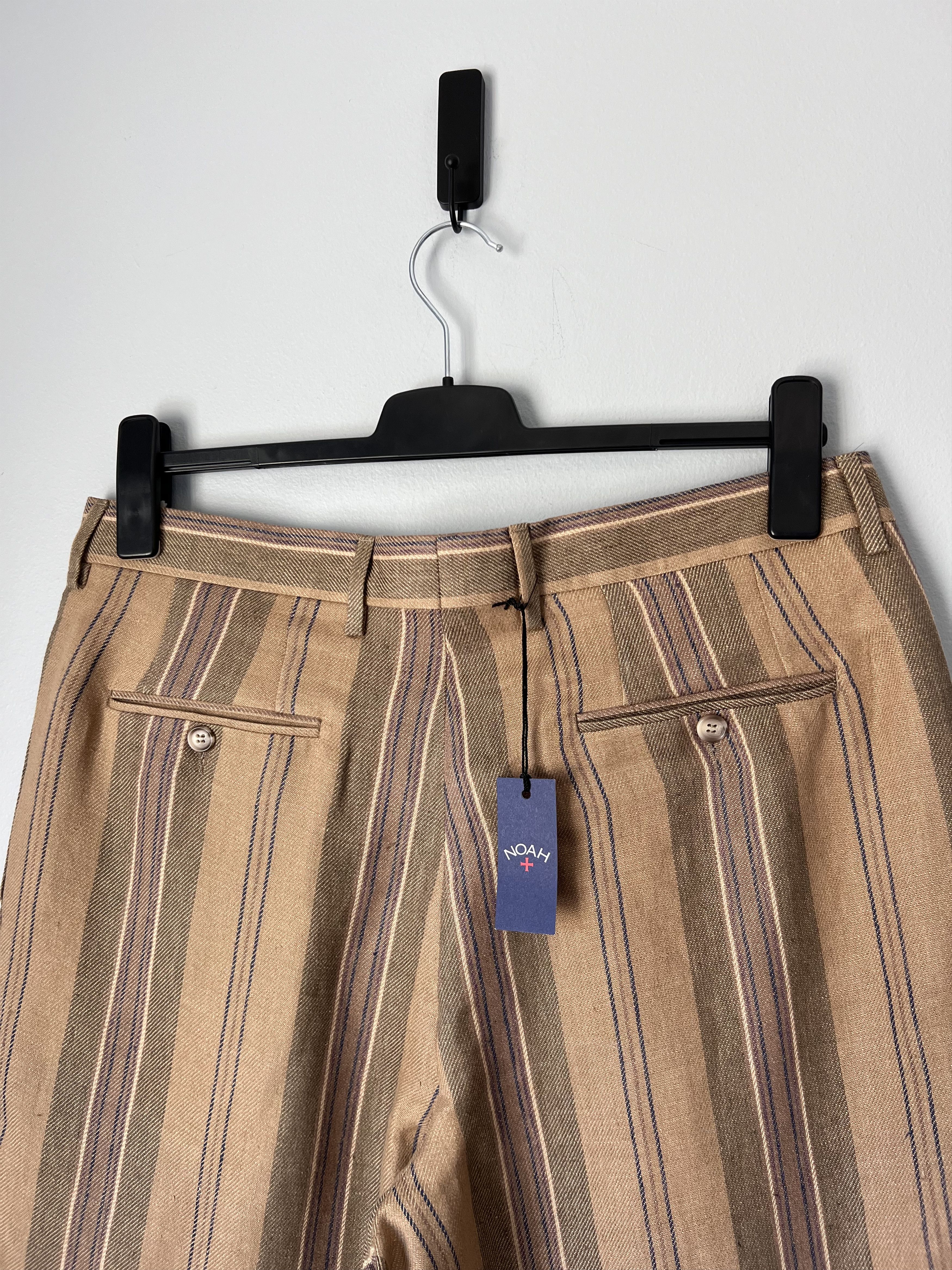 Noah Noah Linen Double Pleated Pants in Brown Size US 36 / EU 52 - 5 Thumbnail