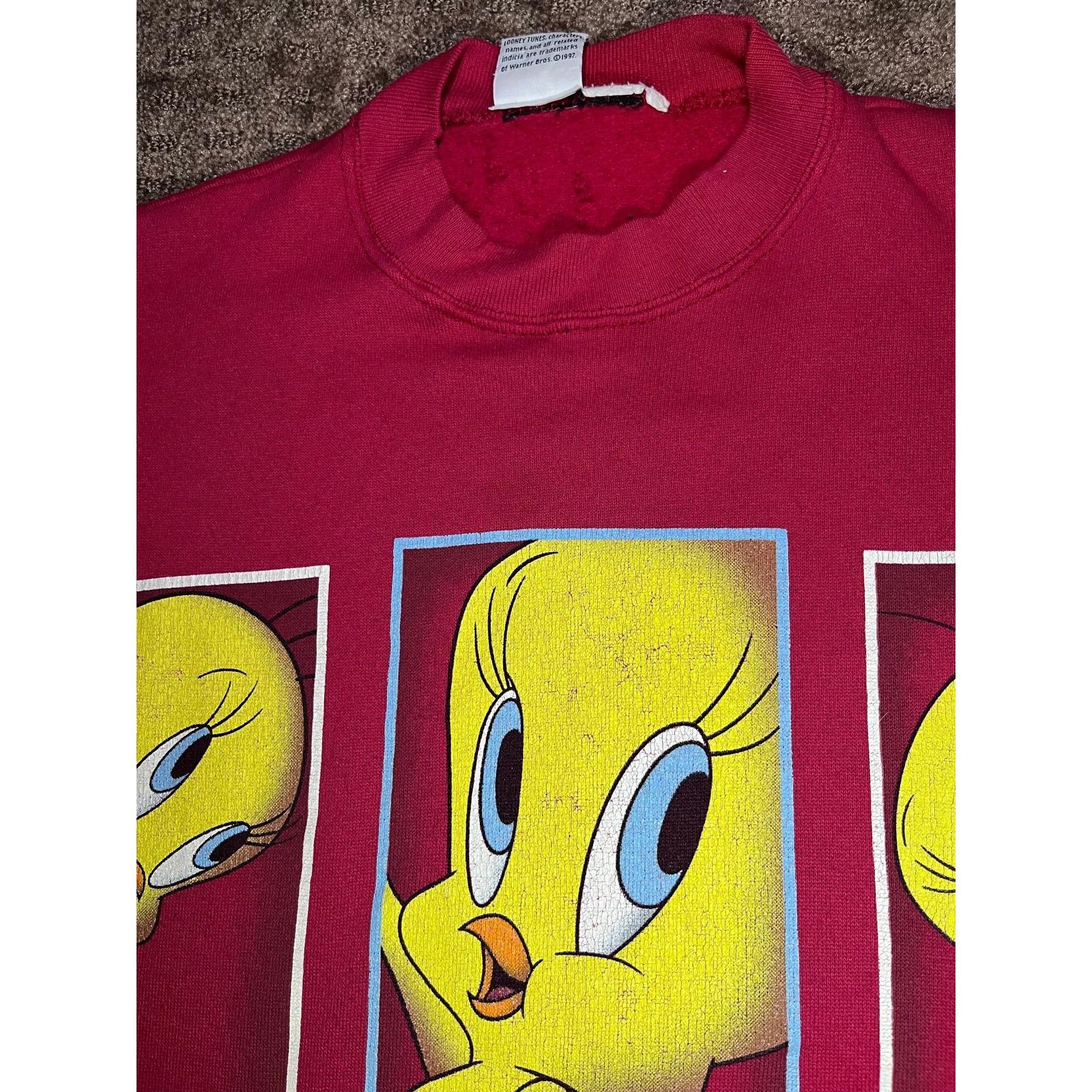 Other 🐥 Looney Tunes Tweety Graphic Sweatshirt – Size L Size L / US 10 / IT 46 - 3 Thumbnail