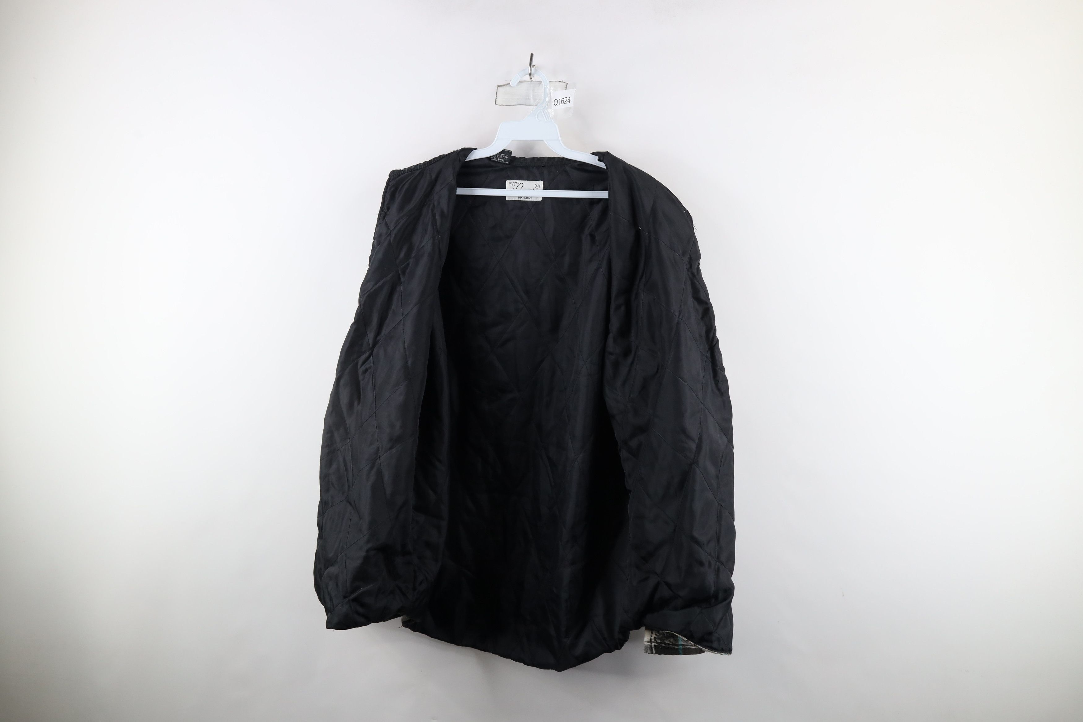 Vintage Vintage 90s Streetwear Quilted Flannel Button Shirt Jacket Size US M / EU 48-50 / 2 - 9 Thumbnail