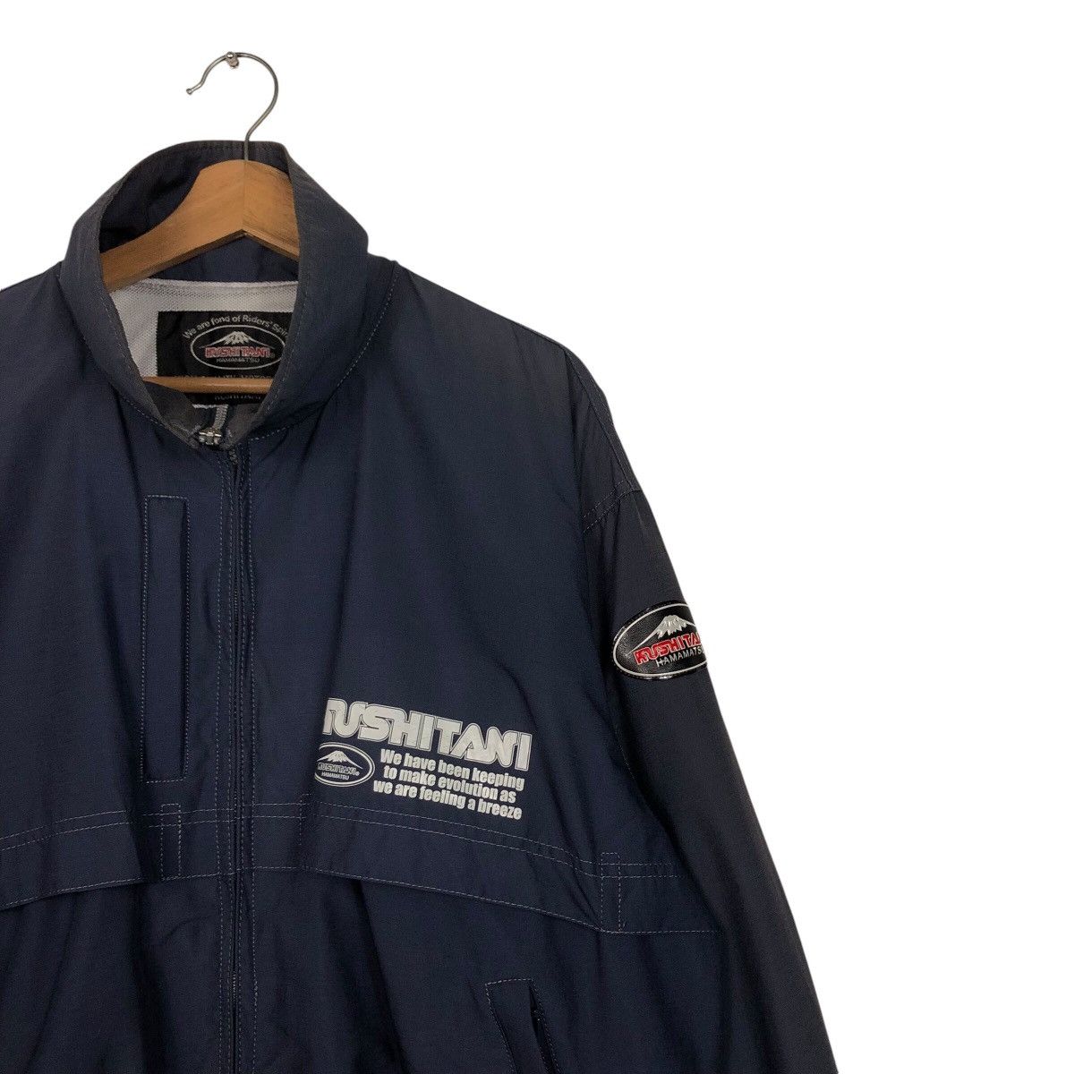 Japanese Brand 📌Vintage Bomber Jacket Hunting Kushitani Big Logo Size US L / EU 52-54 / 3 - 7 Thumbnail