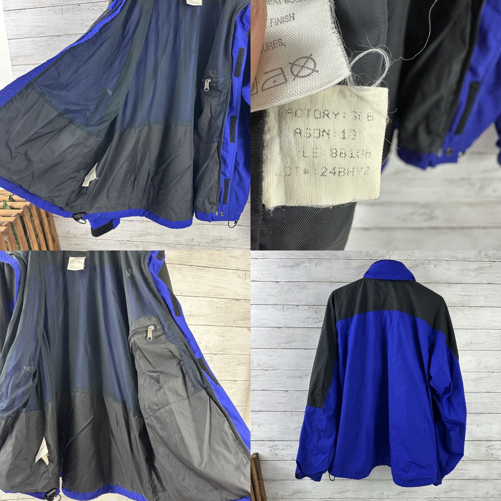 The North Face The North Face Men’s XL Rain Hooded Jacket Purple Black 2010 Size US XL / EU 56 / 4 - 8 Thumbnail