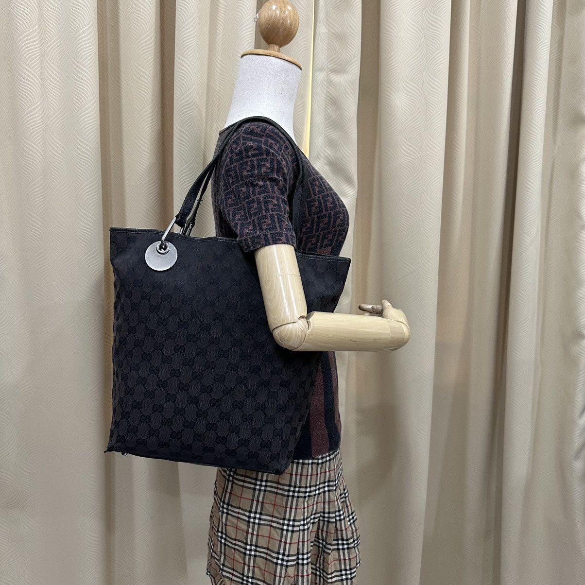 Gucci GUCCI GG CANVAS TOTE BAG 20 Size ONE SIZE - 1 Thumbnail