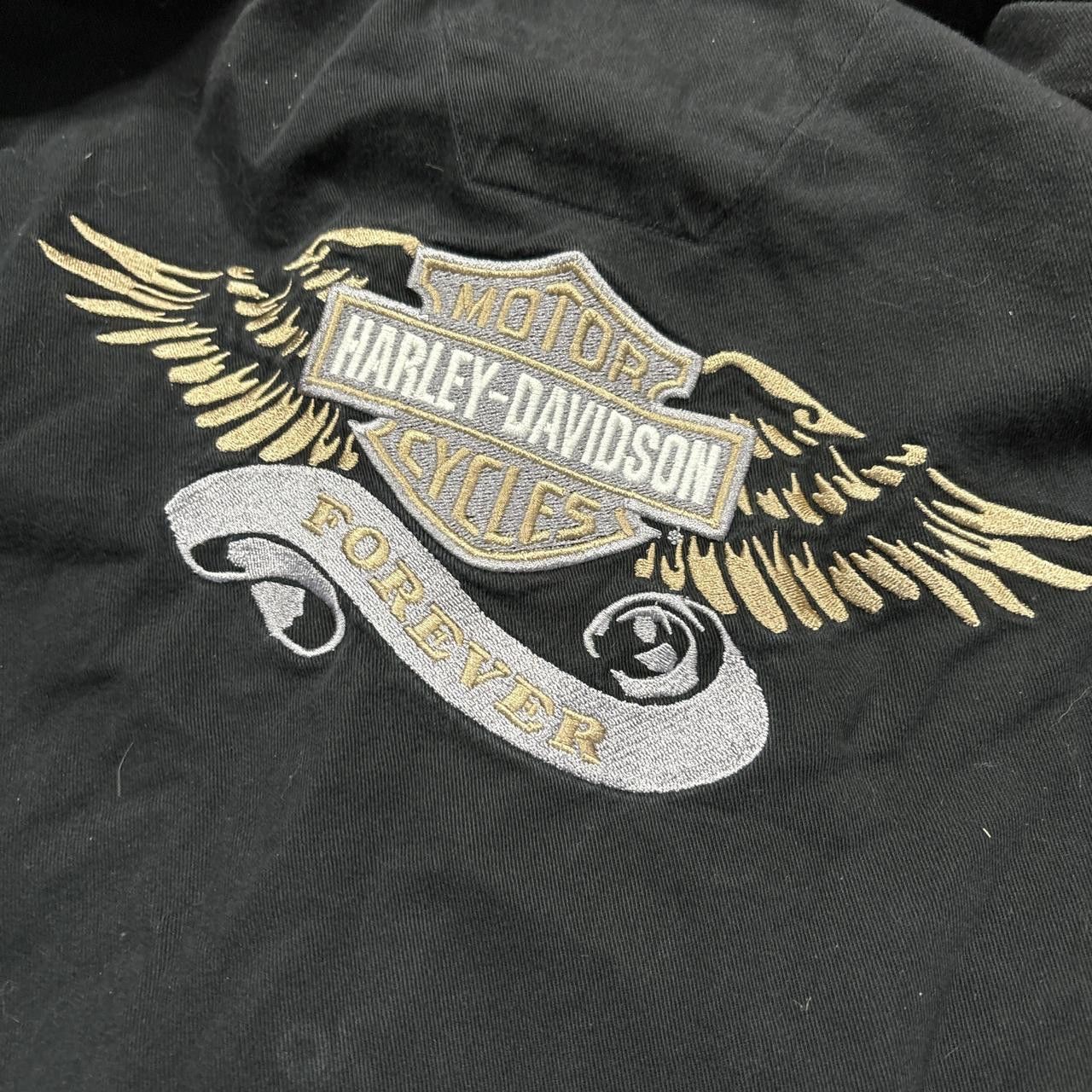 Harley Davidson Sick Harley Davidson denim like Button up Size US XL / EU 56 / 4 - 1 Thumbnail