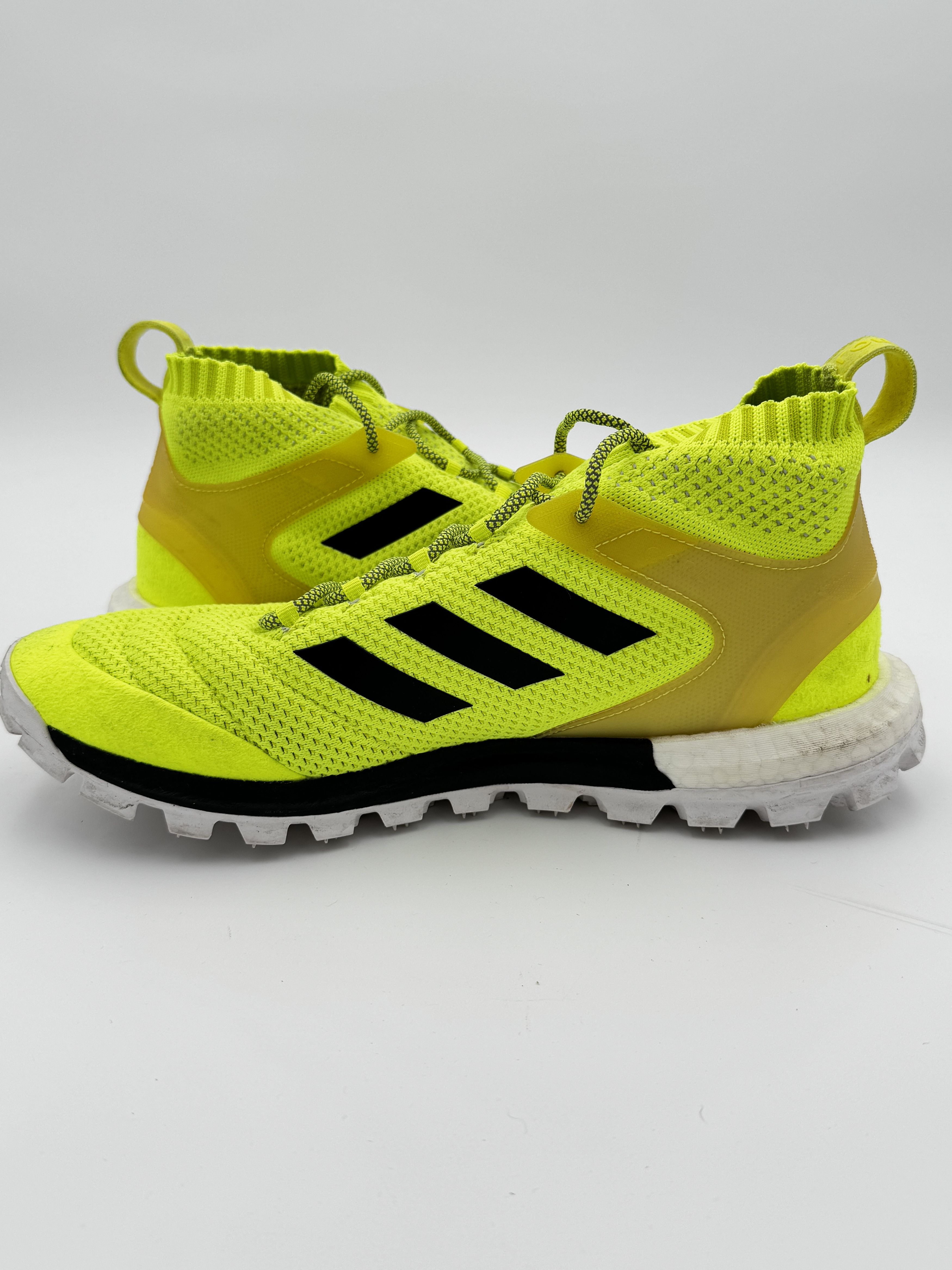 Adidas × Gosha Rubchinskiy adidas Gosha Copa Mid Primeknit Solar Neon Yellow Size US 11 / EU 44 - 4 Thumbnail