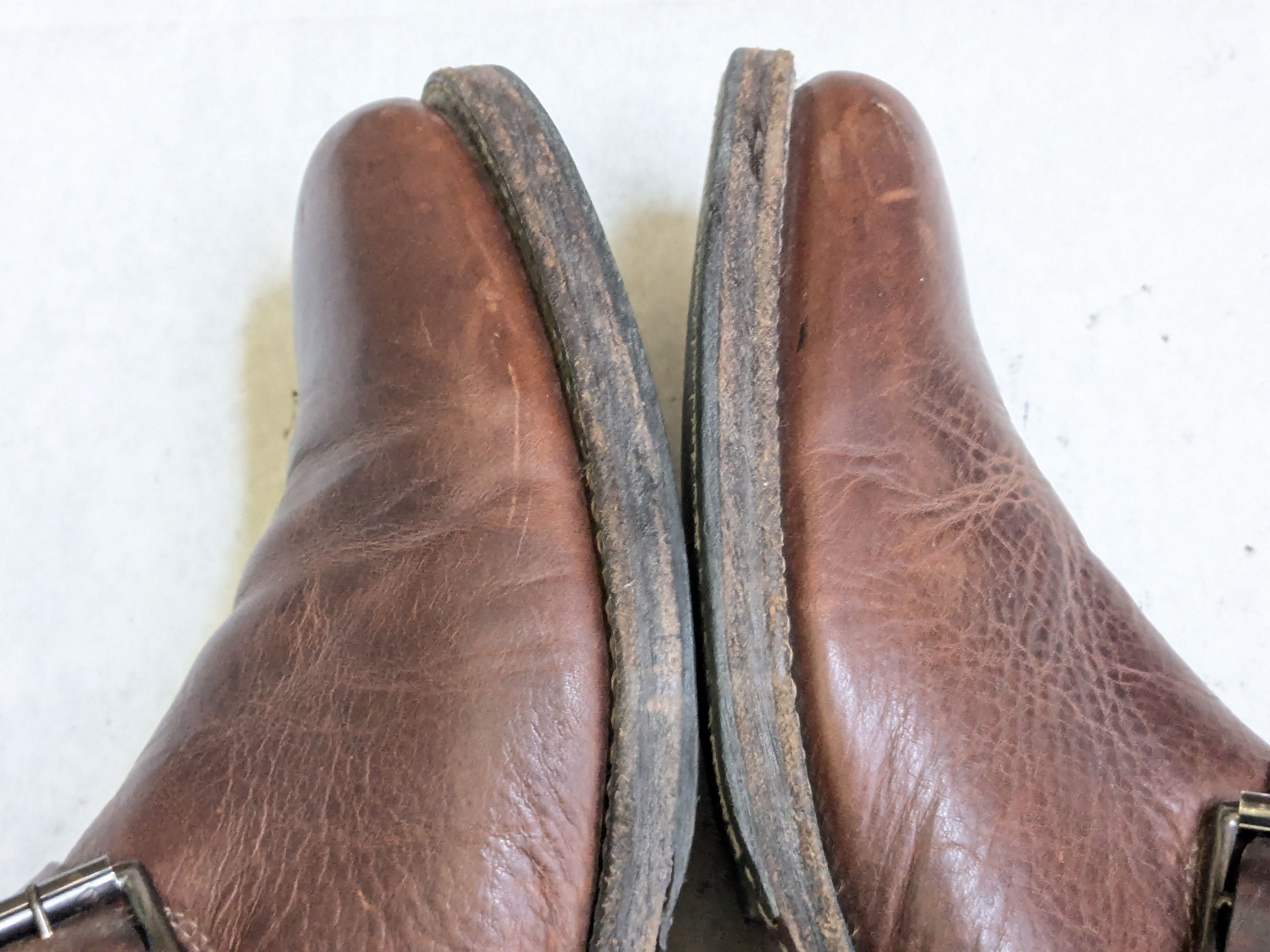 Frye Frye Engineer Boots Brown 10 M Leather Buckle Size US 10 / EU 43 - 6 Thumbnail