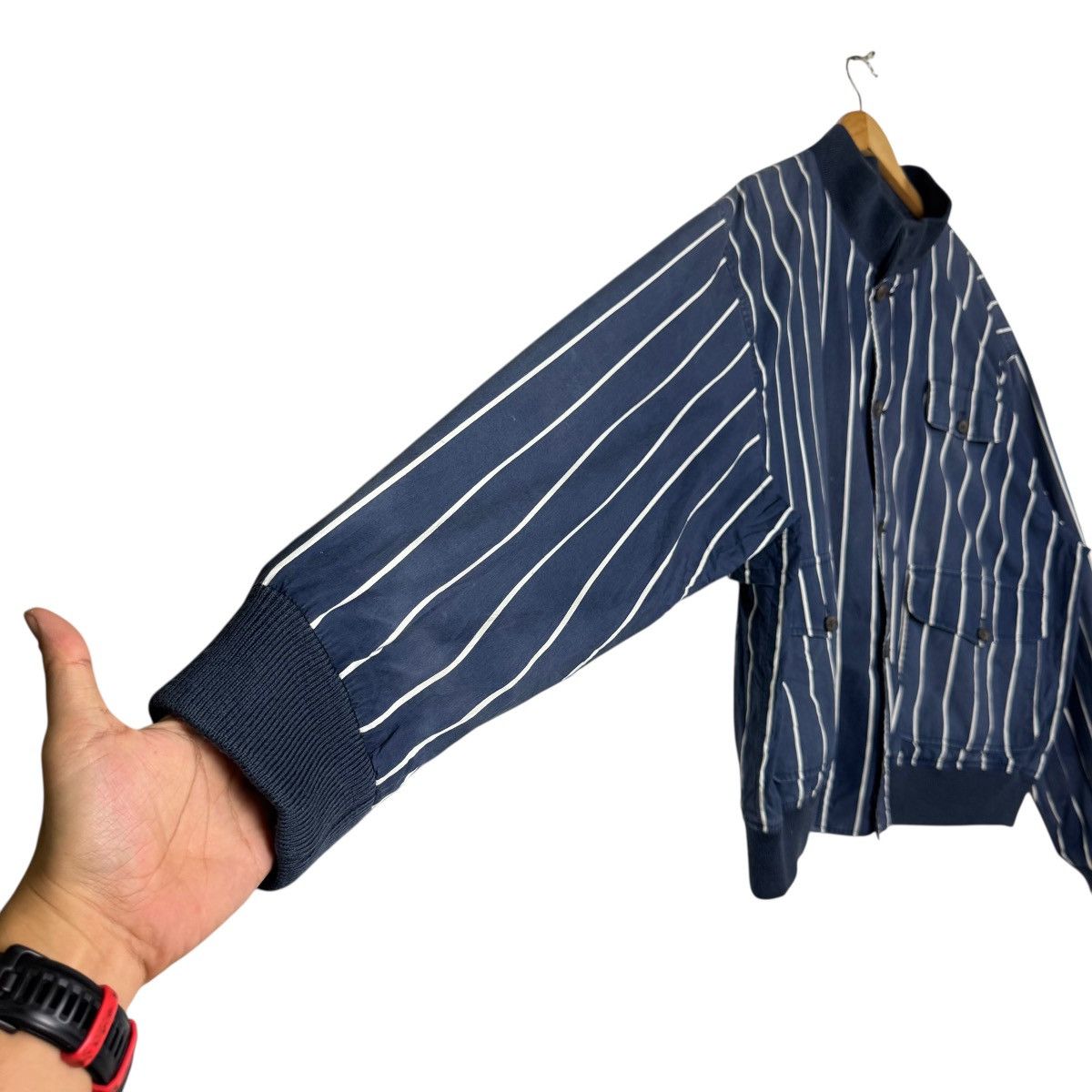 Polo Ralph Lauren Polo By Ralph Lauren Stripes Bomber Jacket Size US XL / EU 56 / 4 - 6 Thumbnail