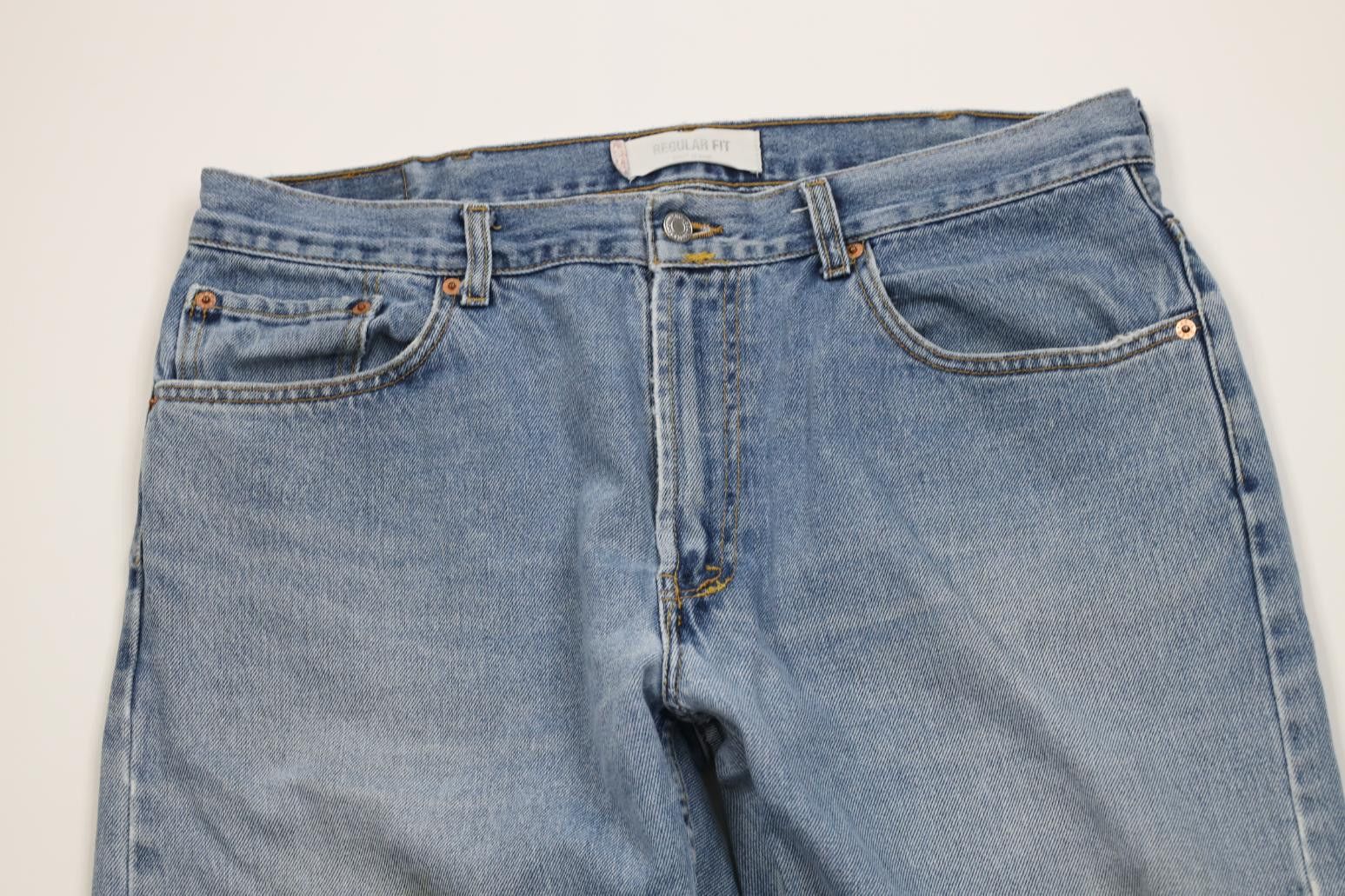 Levi's Vintage Y2K 2003 Levis 505 Regular Straight Leg Denim Jeans Size US 38 / EU 54 - 2 Thumbnail