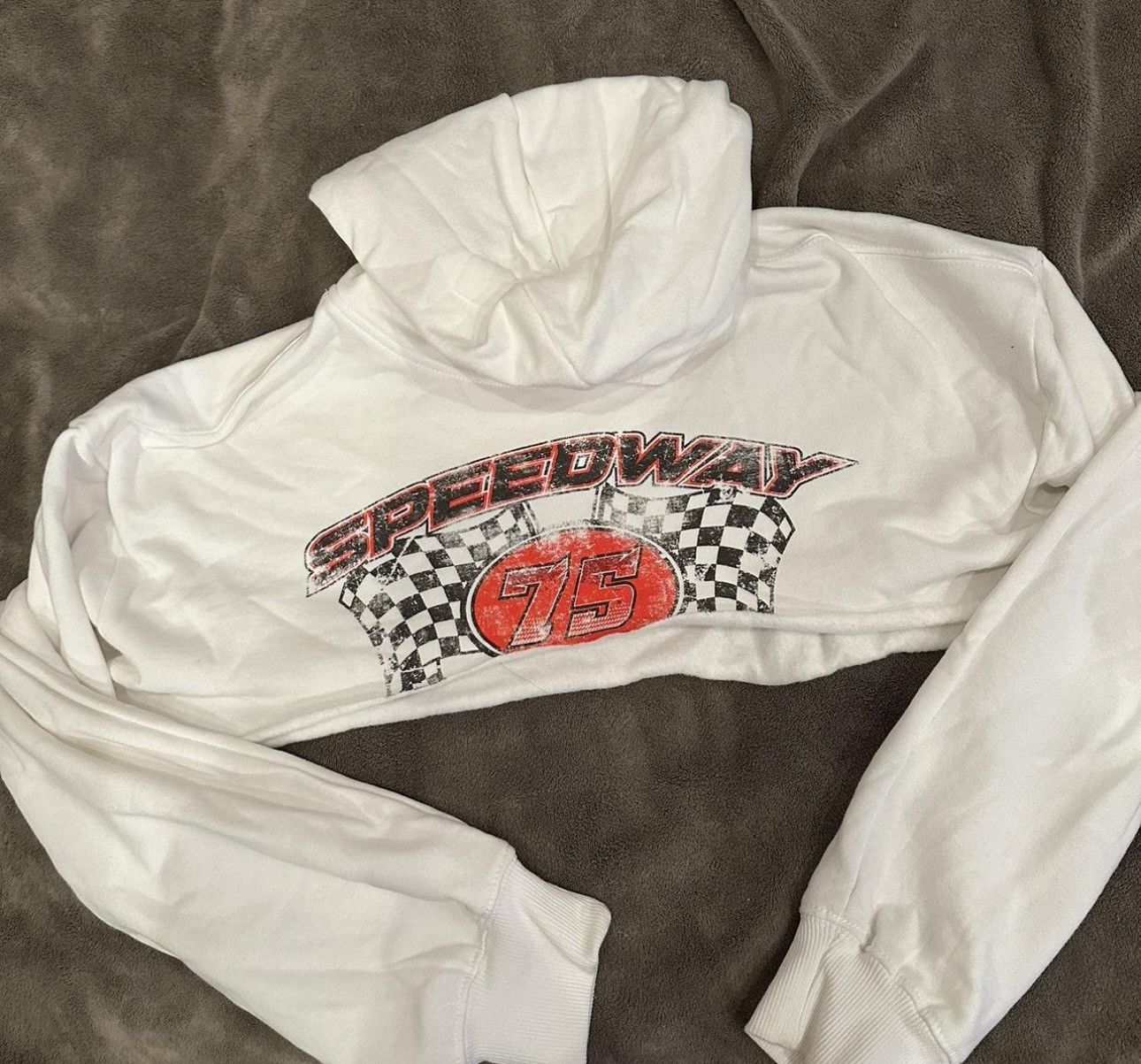 Other Womens cropped speedway hooded sweatshirt Size XS / US 0-2 / IT 36-38 - 1 Preview