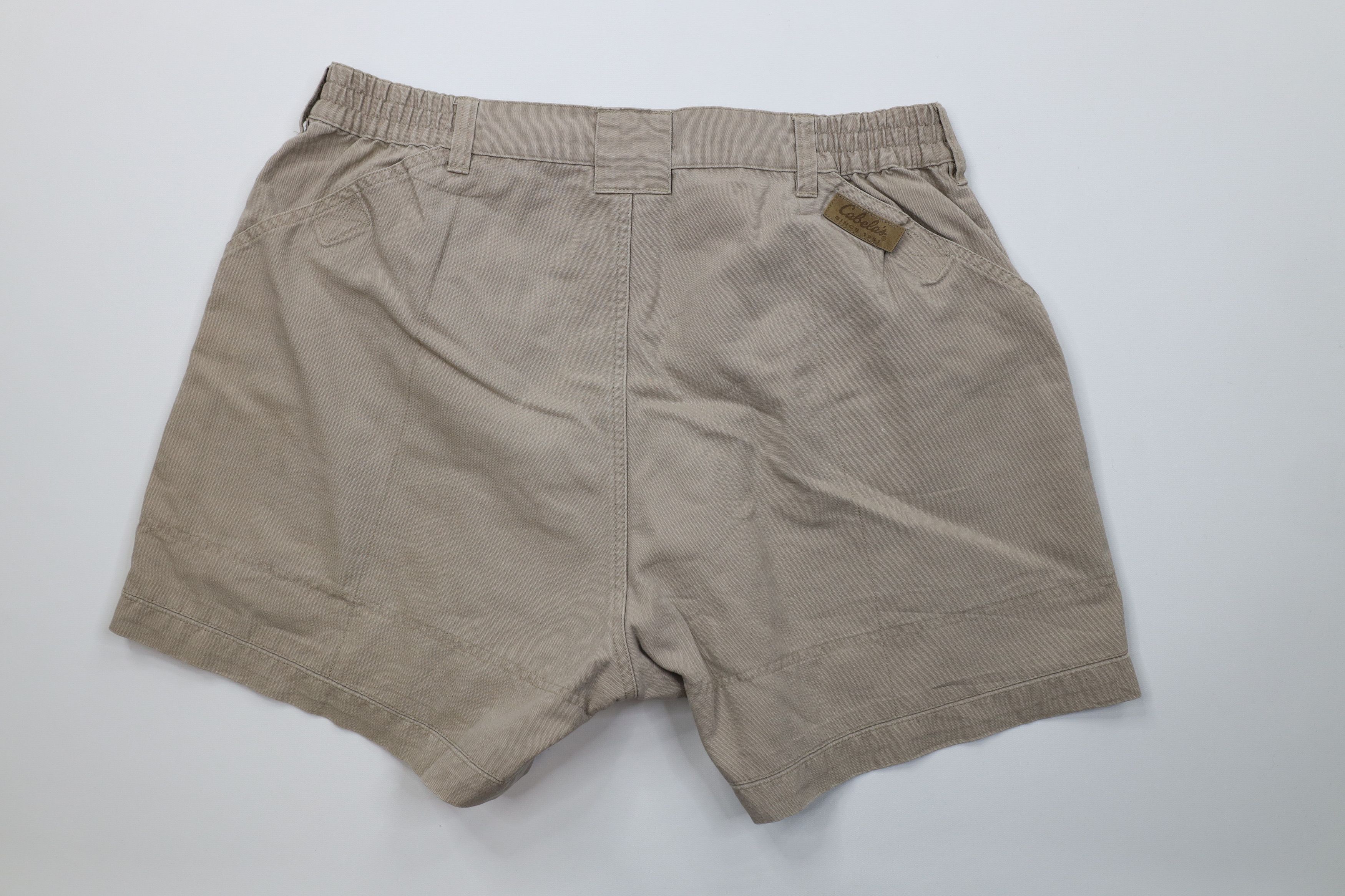 Cabelas Vintage 90s Y2K Cabelas Above Knee Trekking Cargo Shorts Size US 38 / EU 54 - 9 Thumbnail