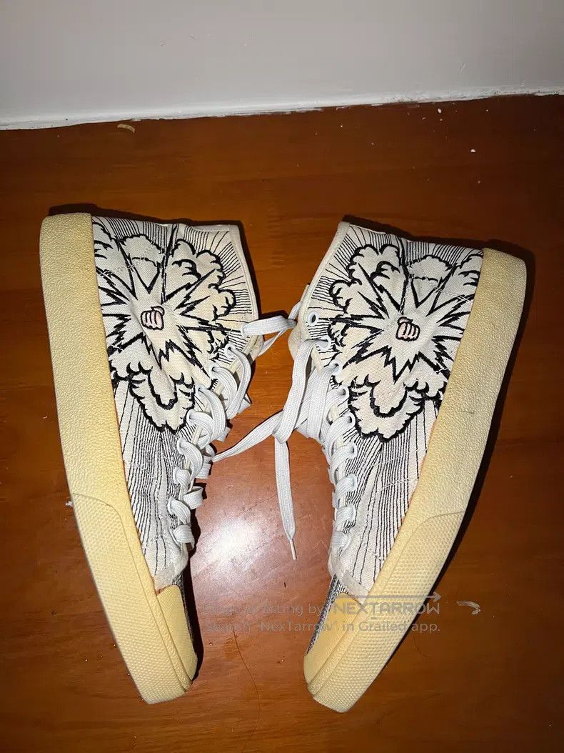 Saint Laurent Paris Saint Laurent Paris Explosive Boxing Embroidered High-Top Size US 8 / EU 41 - 3 Thumbnail