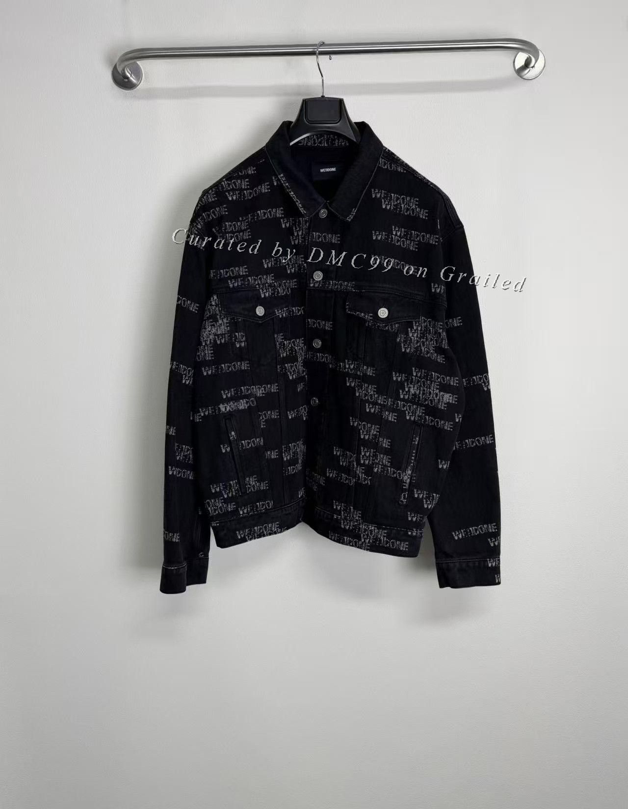 WE11DONE We11done Black Denim Jacket Size US M / EU 48-50 / 2 - 1 Thumbnail