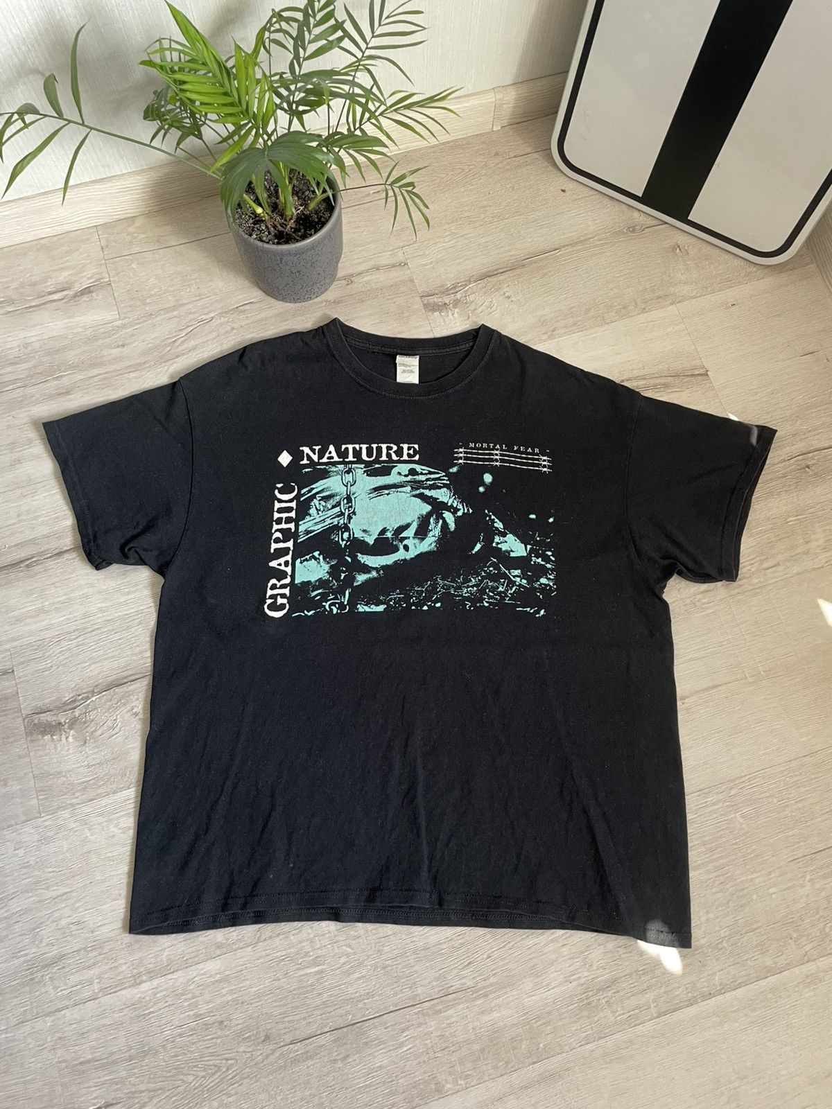 Band Tees Rare New Metal Band Graphic Nature “Mortal Fear” Tee Hard Size US XL / EU 56 / 4 - 3 Thumbnail