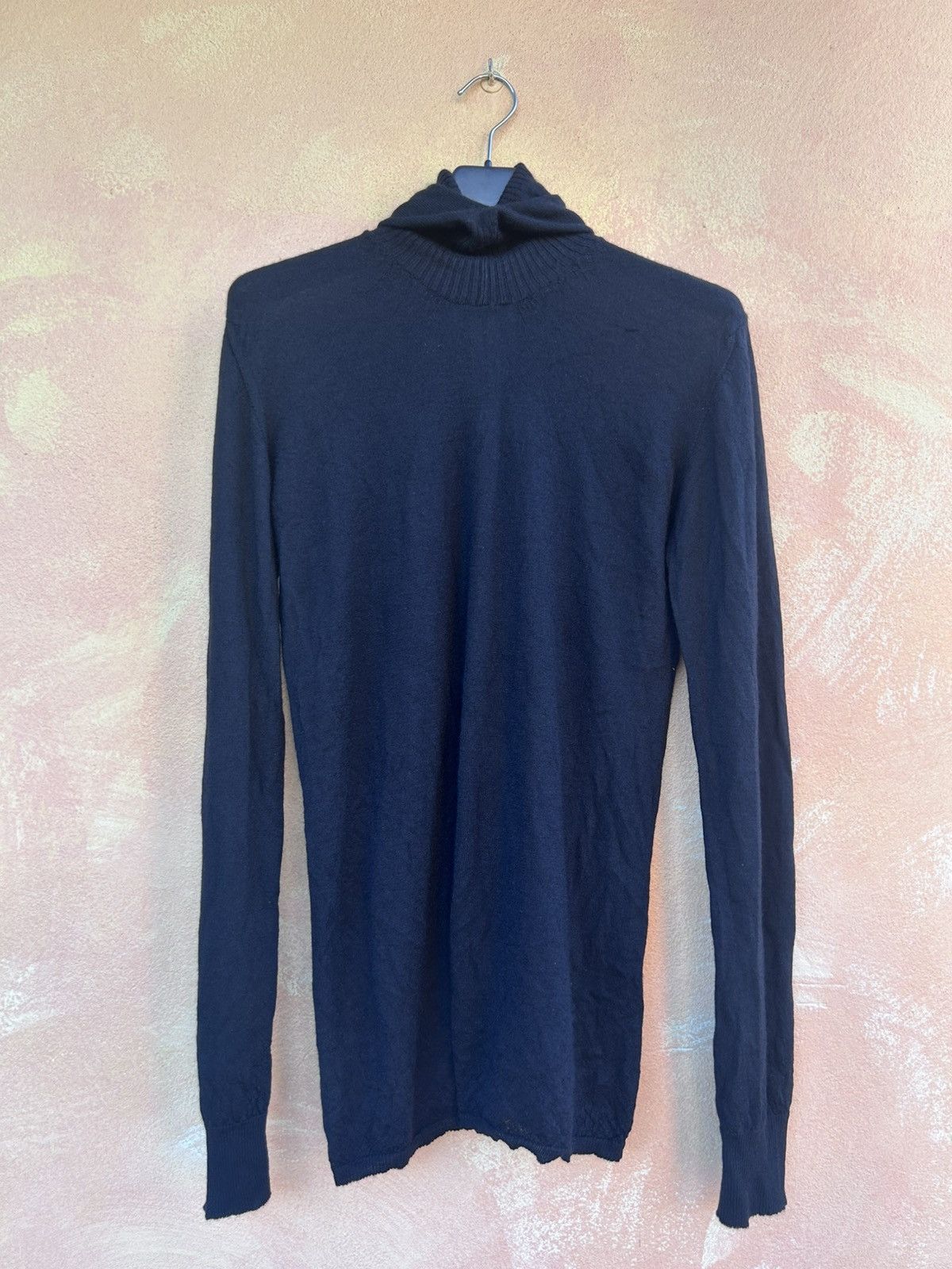 Rick Owens black cashmere knit hoodie VG+black M runway margiela saberi Size US M / EU 48-50 / 2 - 2 Thumbnail
