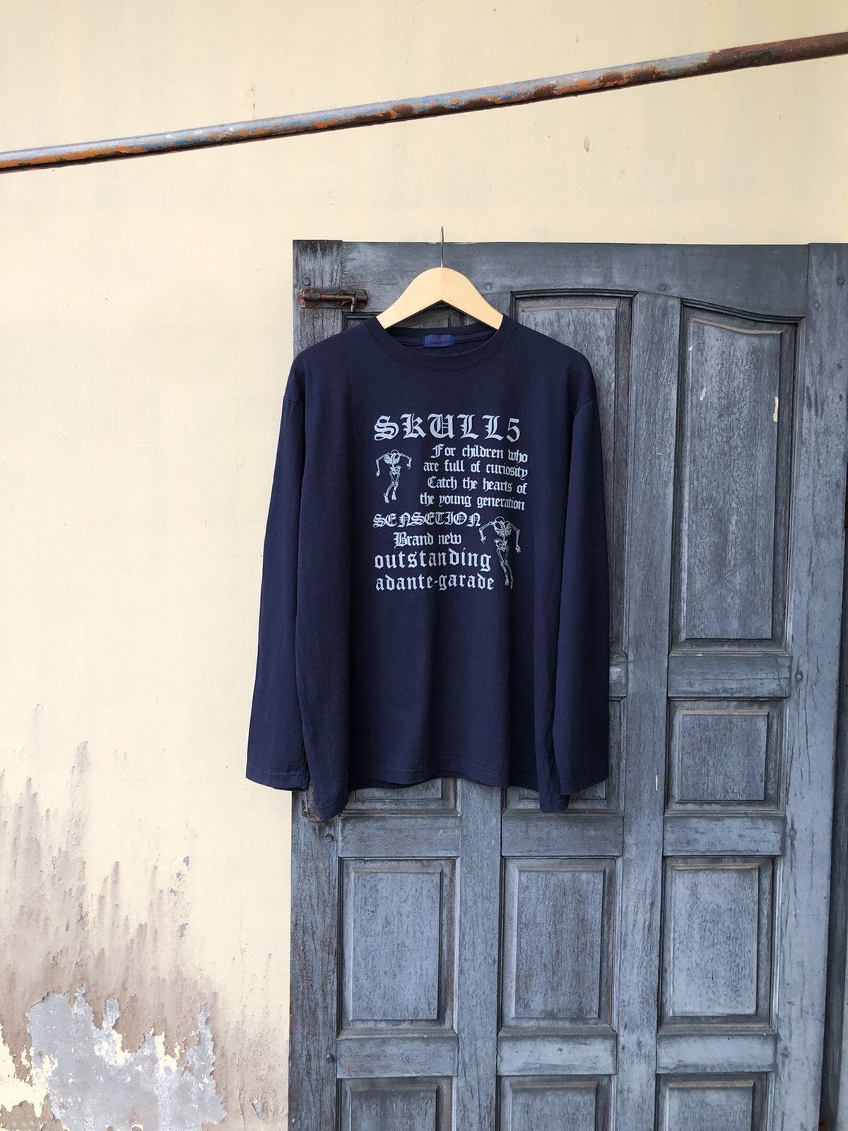 Japanese Brand Vincere Japanese Skull Poem Adante-Garade AKA Avant Garde Size US L / EU 52-54 / 3 - 3 Thumbnail