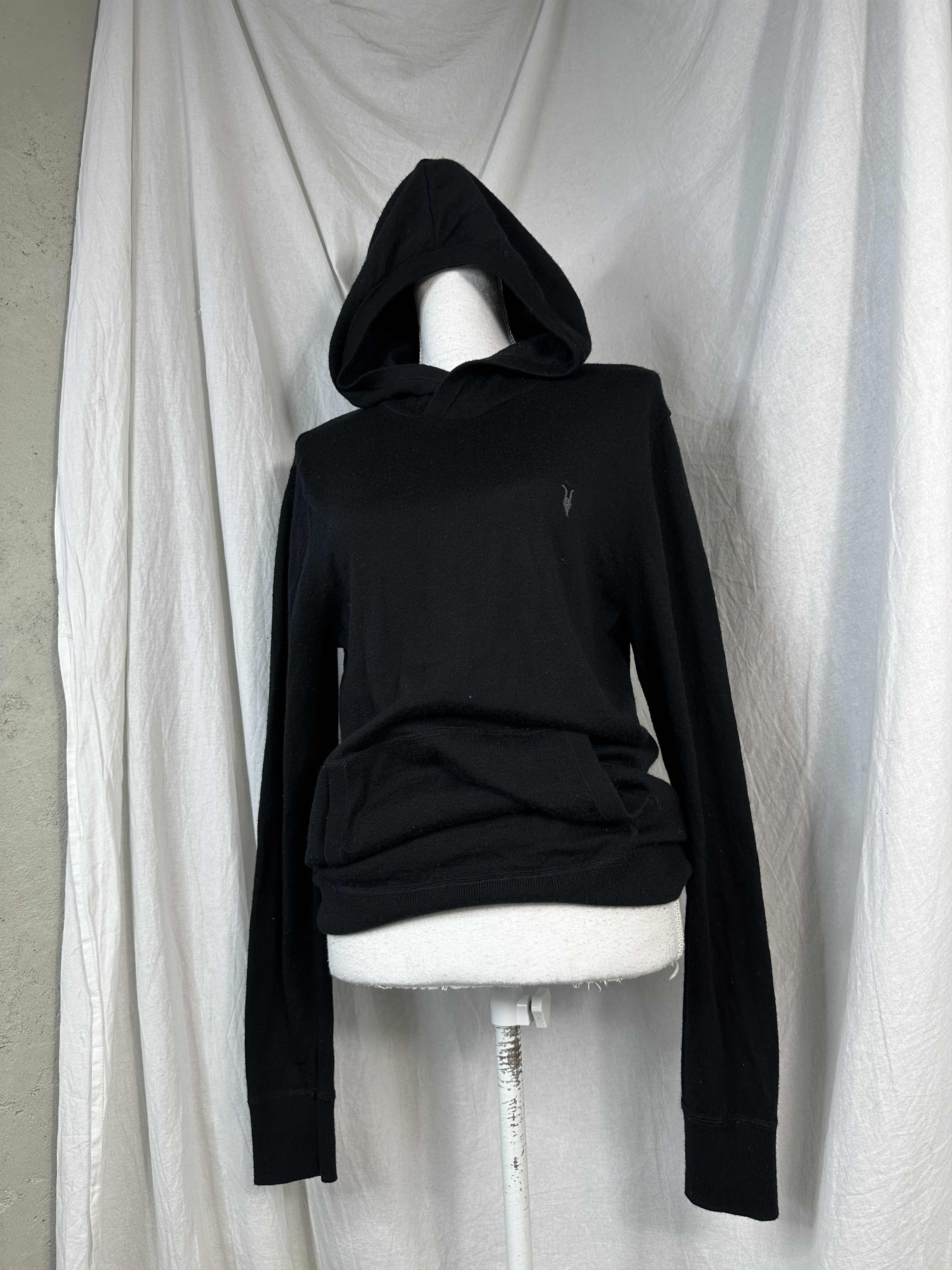 Allsaints × Vintage Vintage streetwear allsaints woolen hoodie sweater Size US L / EU 52-54 / 3 - 1 Thumbnail