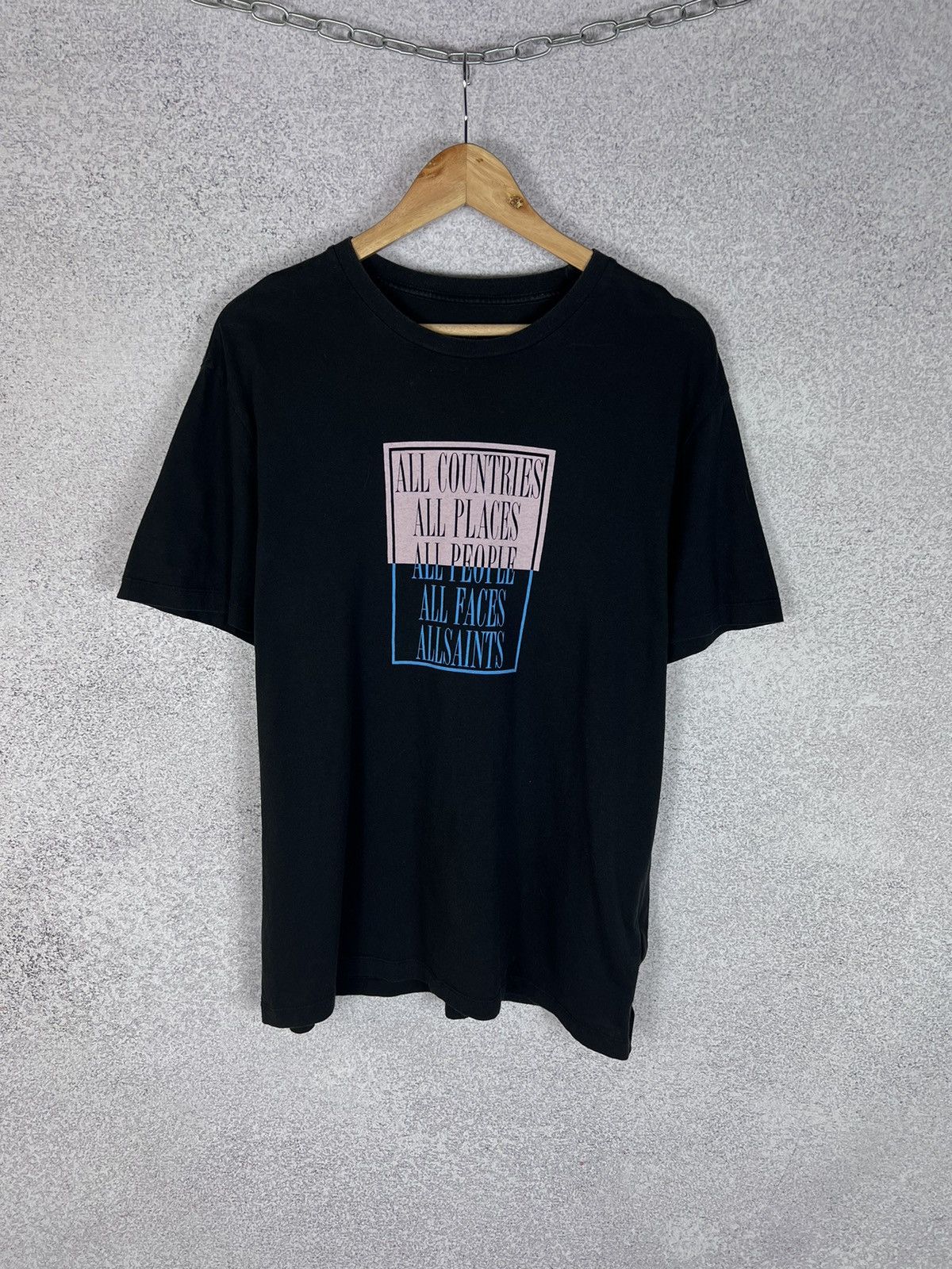 Allsaints Allsaints Art Big Logo T-Shirt Oversize Fit Tee Size US S / EU 44-46 / 1 - 2 Thumbnail
