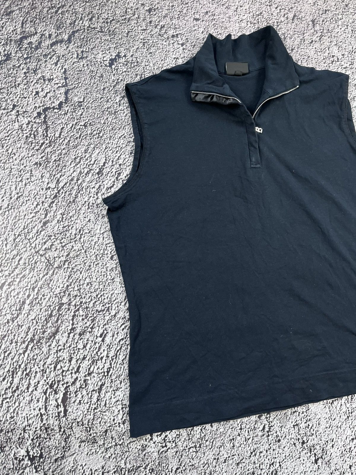 Bogner Vintage Bogner Black Sleeveless Half-Zip Polo size 46 Size L / US 10 / IT 46 - 2 Thumbnail