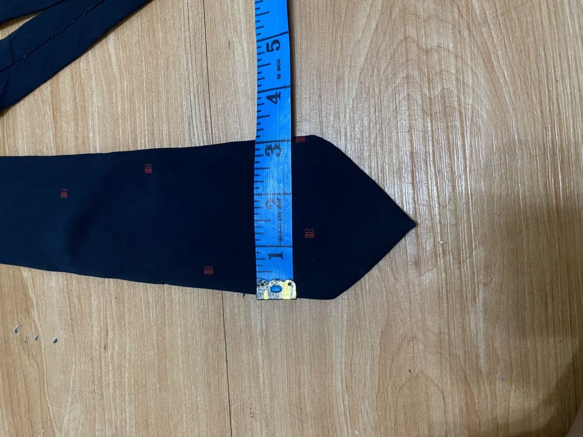 Balenciaga Vintage balenciaga tie 100% silk b logo Size ONE SIZE - 5 Thumbnail