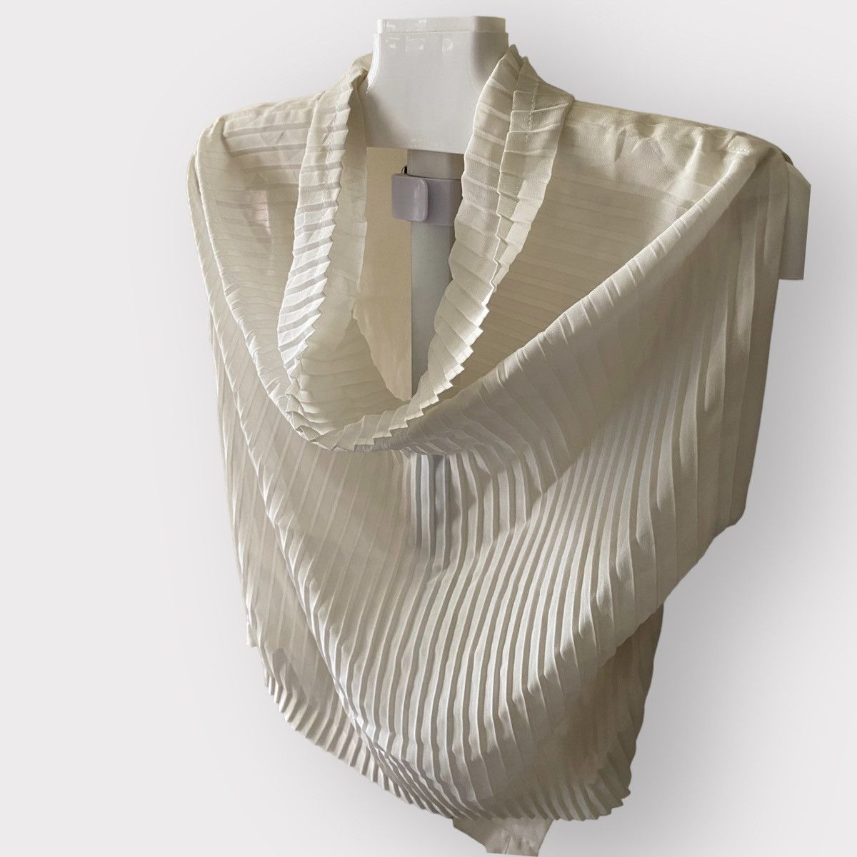 Comme des Garcons Vintage Tricot CDG Asymmetric Sheer mesh Blouse Size M / US 6-8 / IT 42-44 - 2 Thumbnail