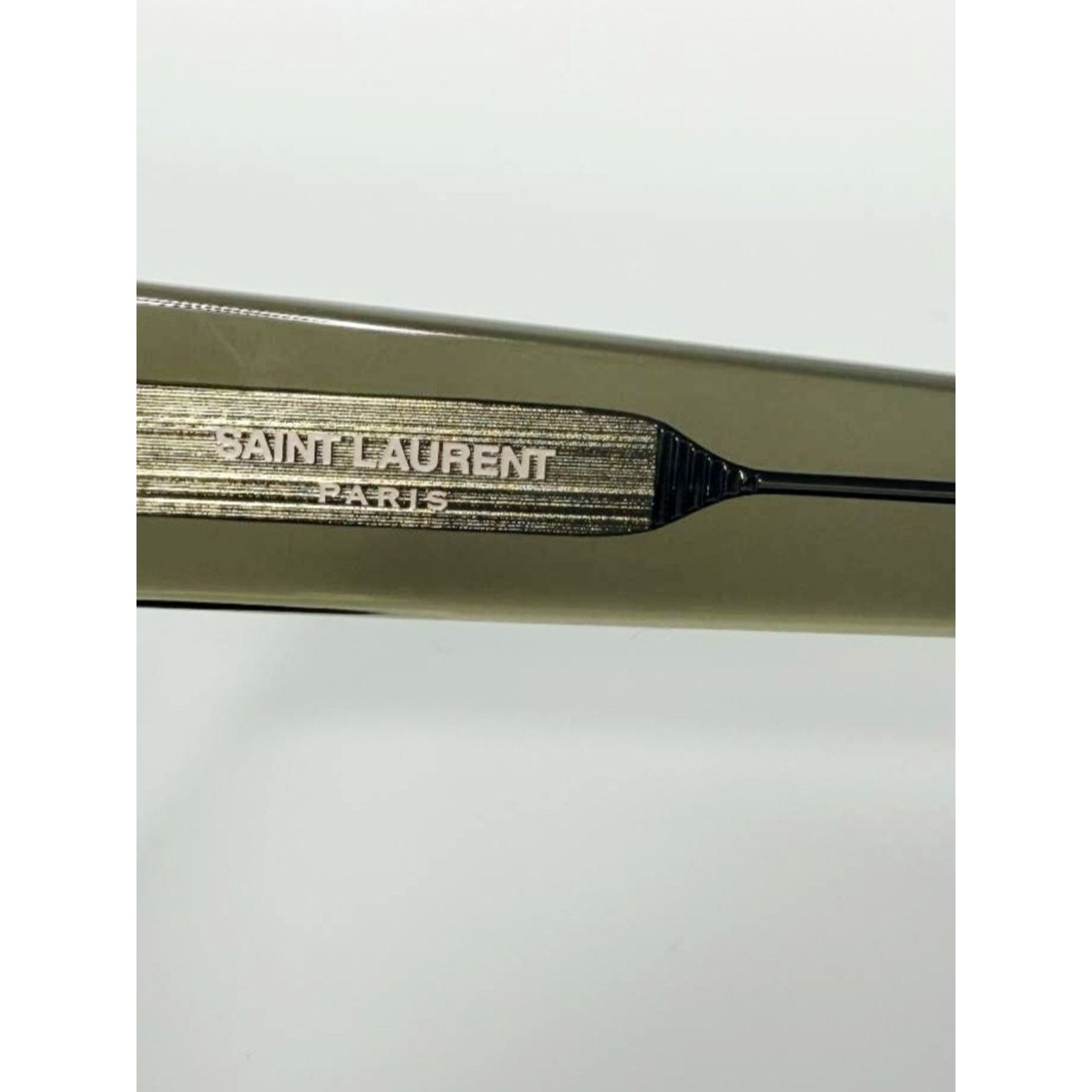 Saint Laurent Paris 😎 AUTHENTIC Saint Laurent SL 689 Square Sunglasses – Grey Size ONE SIZE - 4 Thumbnail
