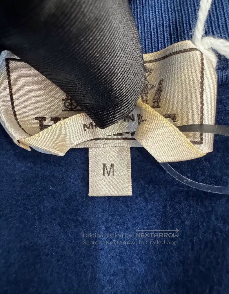 Hermes Hermes Geometric Mechanical Horse Logo Men's Dark Blue Bas Size US M / EU 48-50 / 2 - 6 Thumbnail
