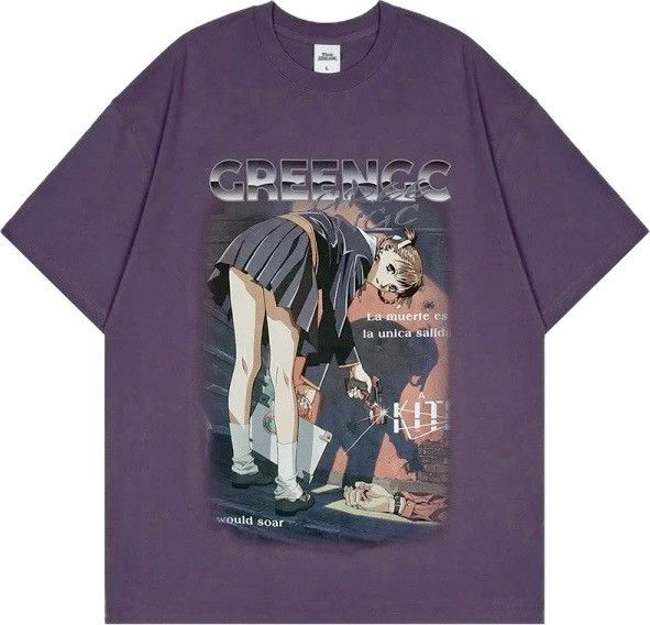 Japanese Brand Anime Girl Killer T Shirt Size US XL / EU 56 / 4 - 1 Thumbnail