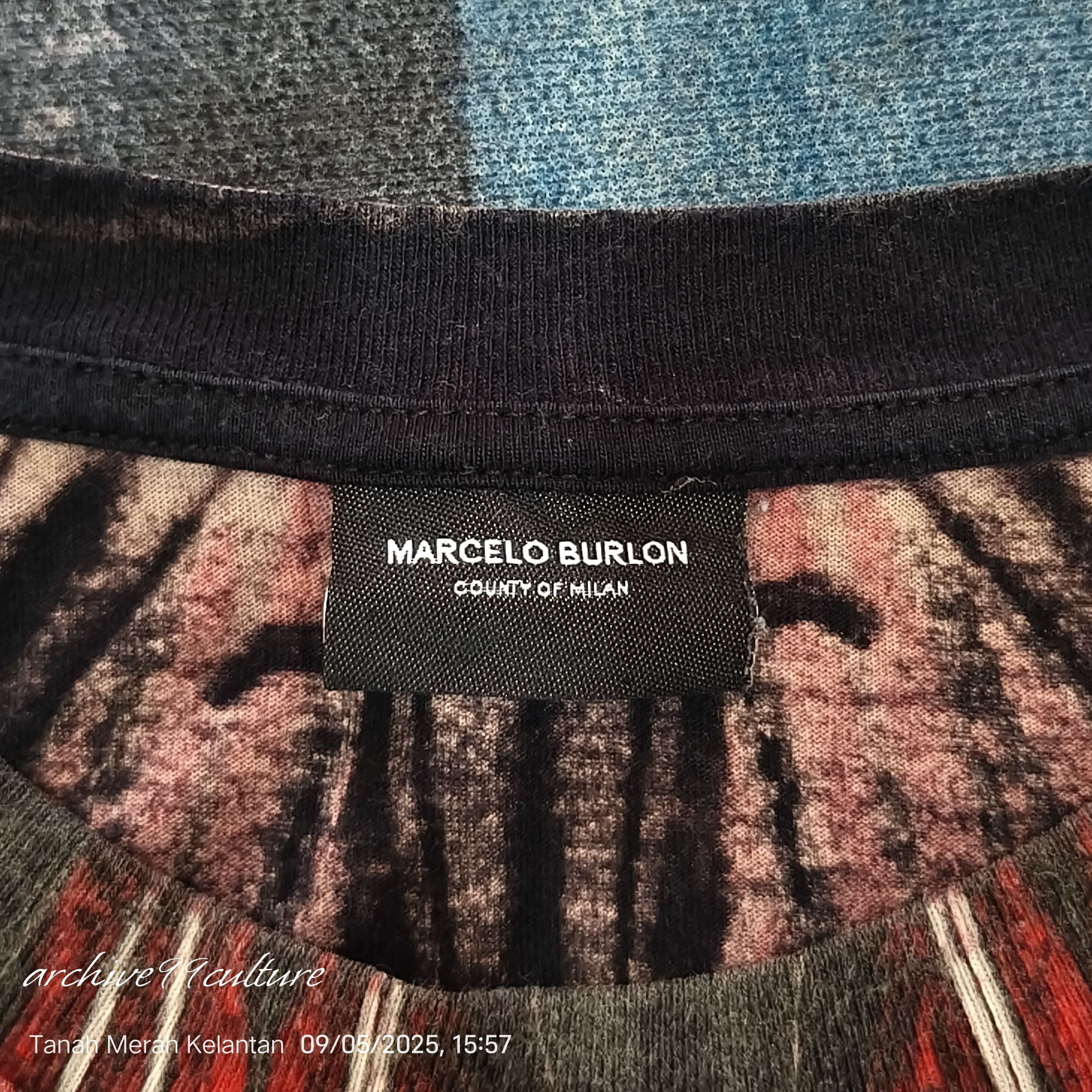 Marcelo Burlon Archive ss17 Marcelo Burlon Teodoro tee in black multicolor Size US XXS / EU 40 - 3 Thumbnail