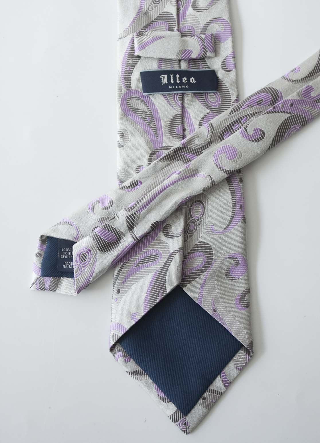 Altea Altea Milano Tie Paisley Silk Made in Italy Size ONE SIZE - 3 Thumbnail