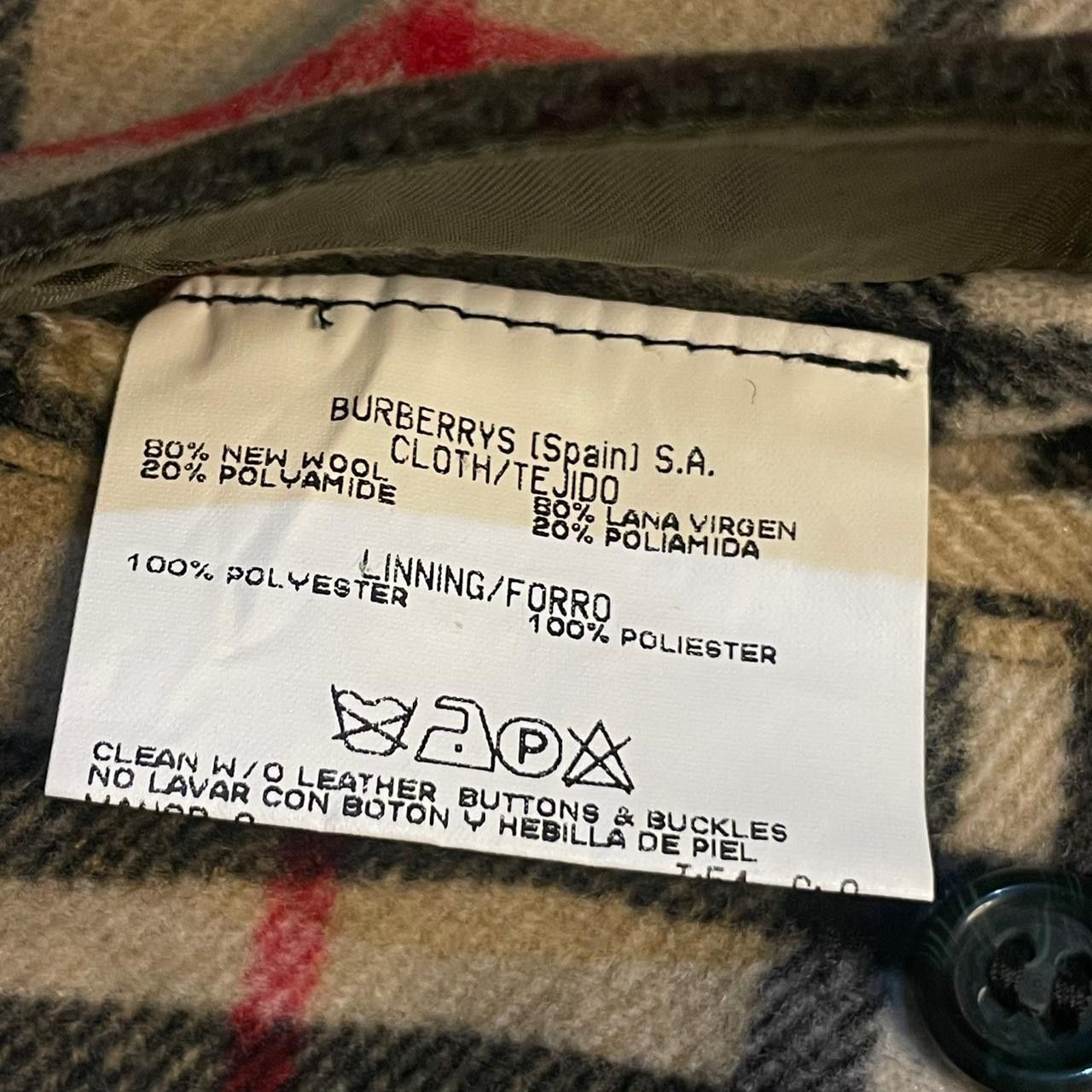 Burberry VINTAGE Burberry coat nova check virgin wool green olive Size US L / EU 52-54 / 3 - 16 Thumbnail