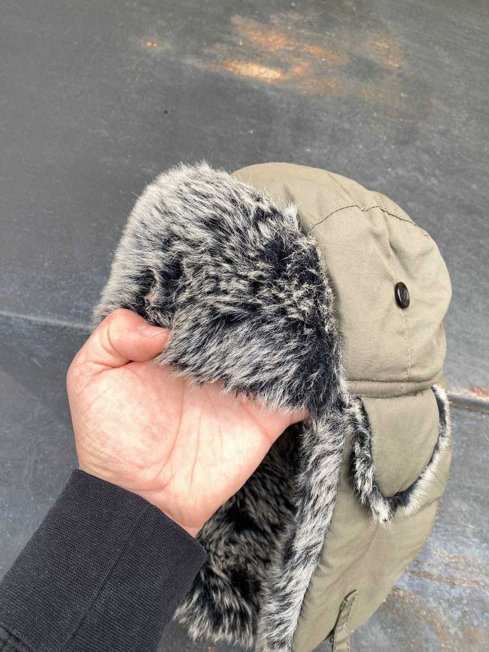 Vintage Ushanka Kanye West style Fur LGG style hat Size ONE SIZE - 3 Thumbnail