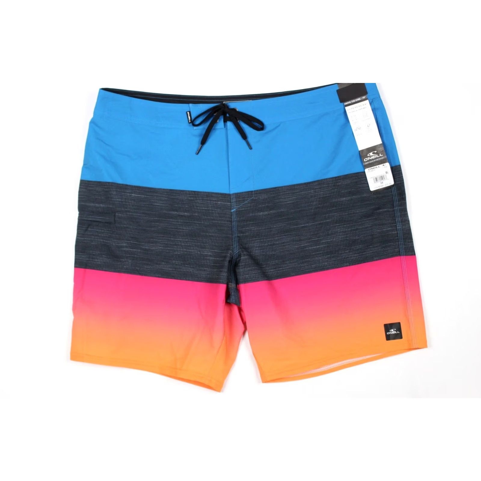 O'Neill O'Neill Men's Hyperfreak Heat Block 19" Board Shorts 38 Multi Color SP4106010 Size US 38 / EU 54 - 2 Thumbnail
