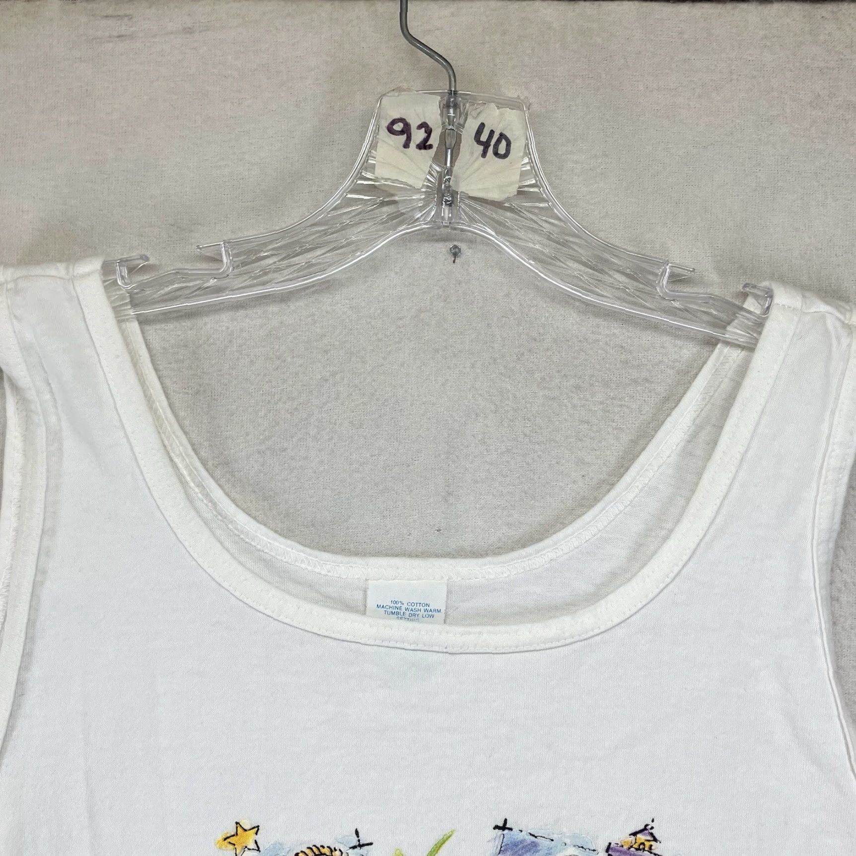 Nautica VINTAGE Tank Top Mens Large Cotton White Nautical Graphic Ship 80s 90s Beach Logo Breathable Lightweight T-Shirt Unisex Adults Size US L / EU 52-54 / 3 - 4 Thumbnail