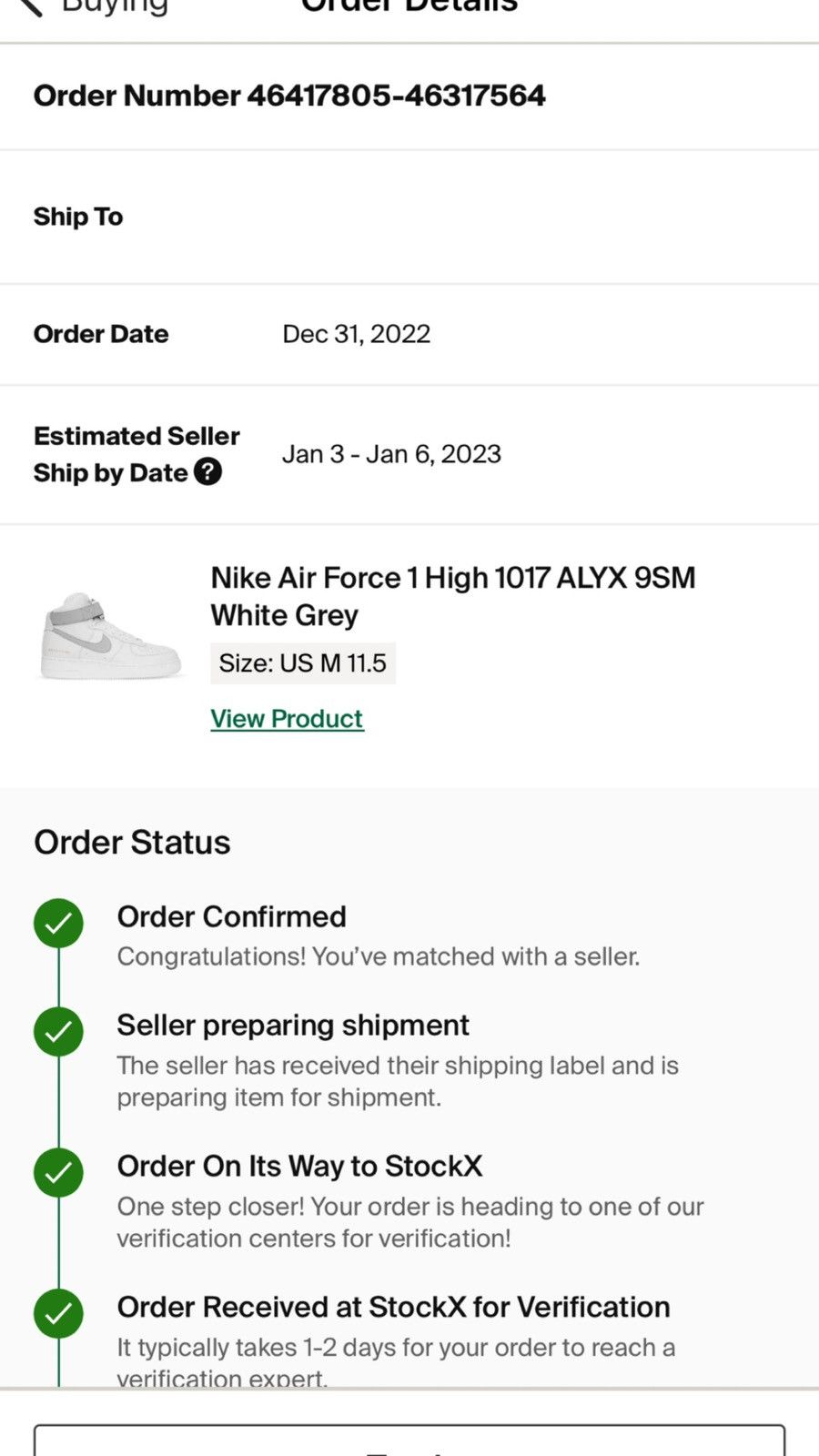 1017 ALYX 9SM × Alyx Alyx Air Force Size US 11.5 / EU 44-45 - 10 Thumbnail