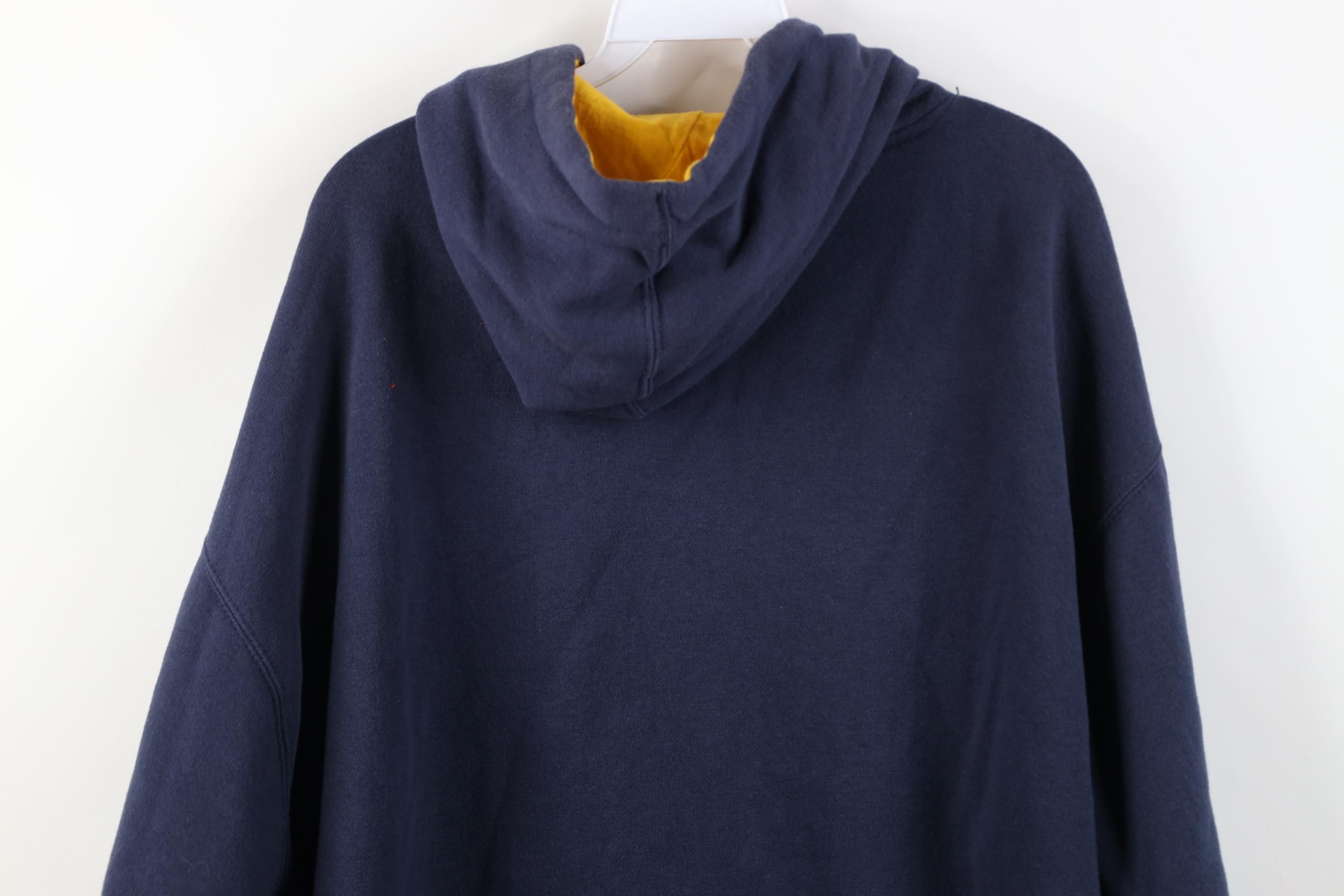 Vintage Vintage Script University of Michigan Heavyweight Hoodie Size US XL / EU 56 / 4 - 14 Thumbnail