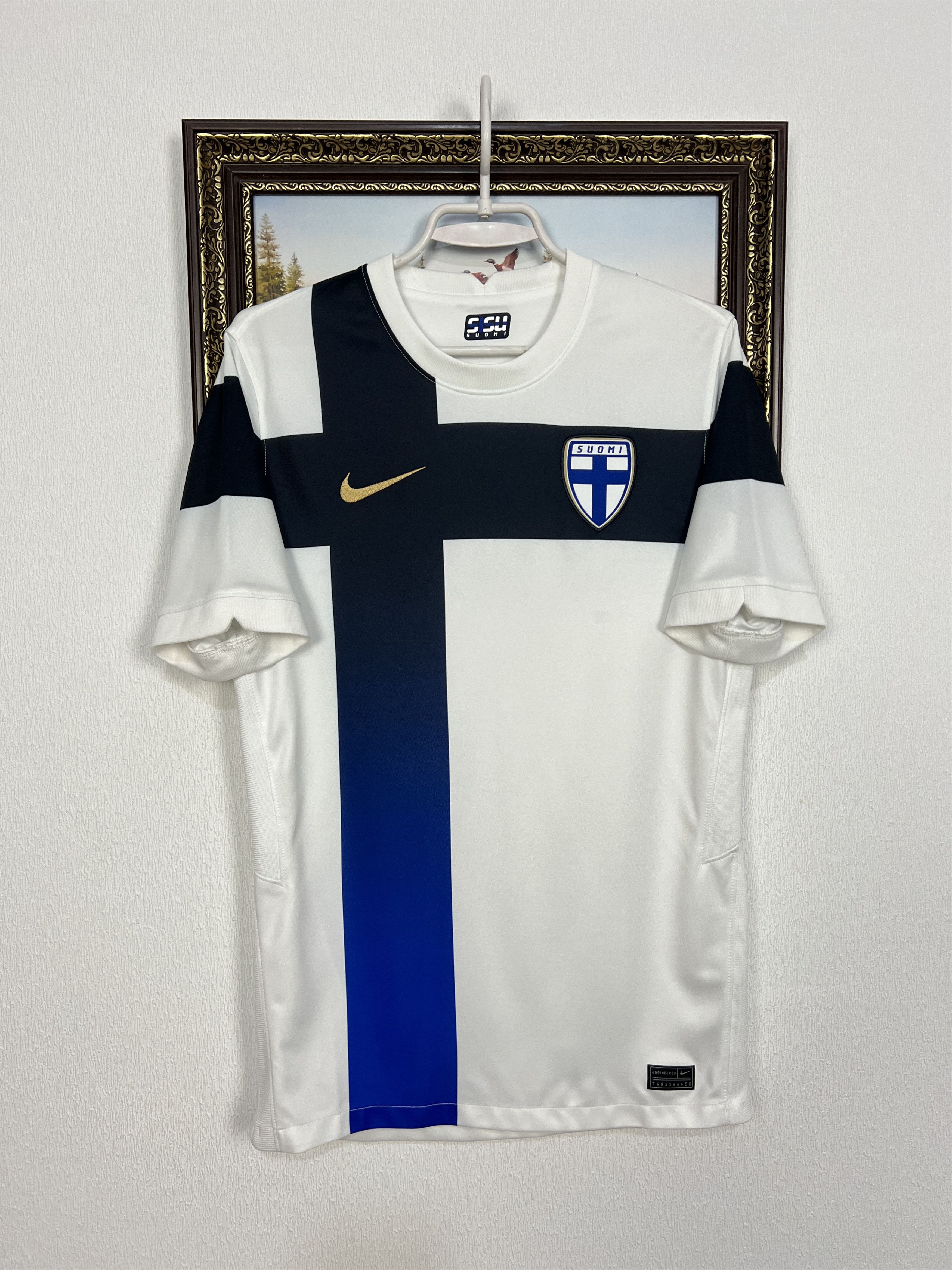 Nike Finland Home football shirt Soccer National Jersey Trikot Size US S / EU 44-46 / 1 - 1 Thumbnail