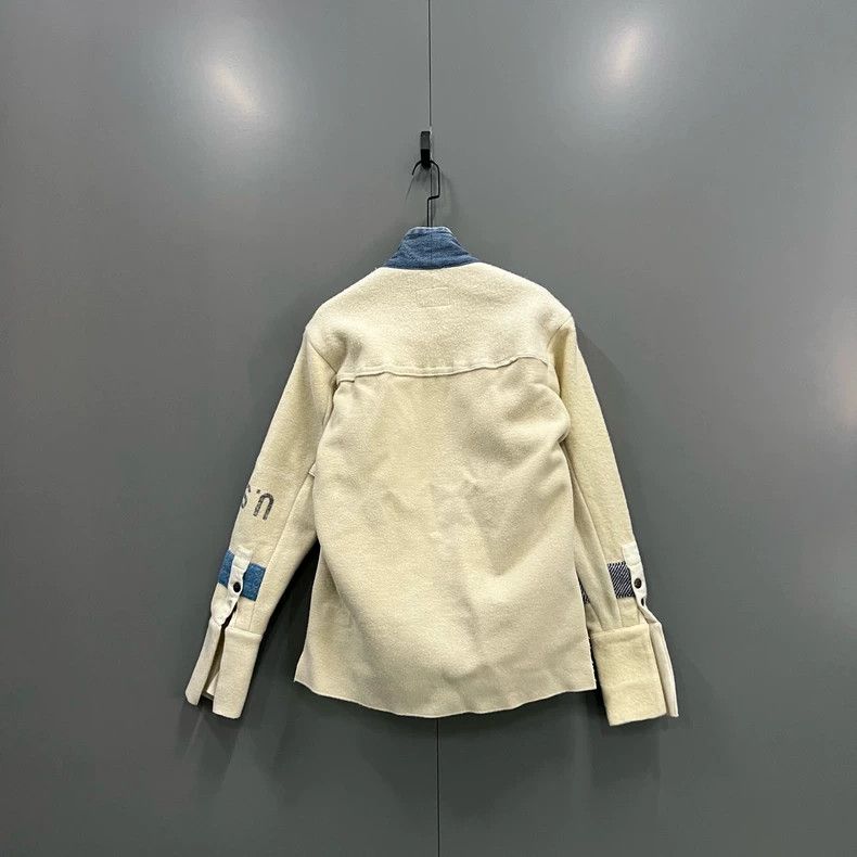Greg Lauren greg lauren Wool cotton blend contrasting jacket 2506-Nexta Size US XL / EU 56 / 4 - 2 Thumbnail