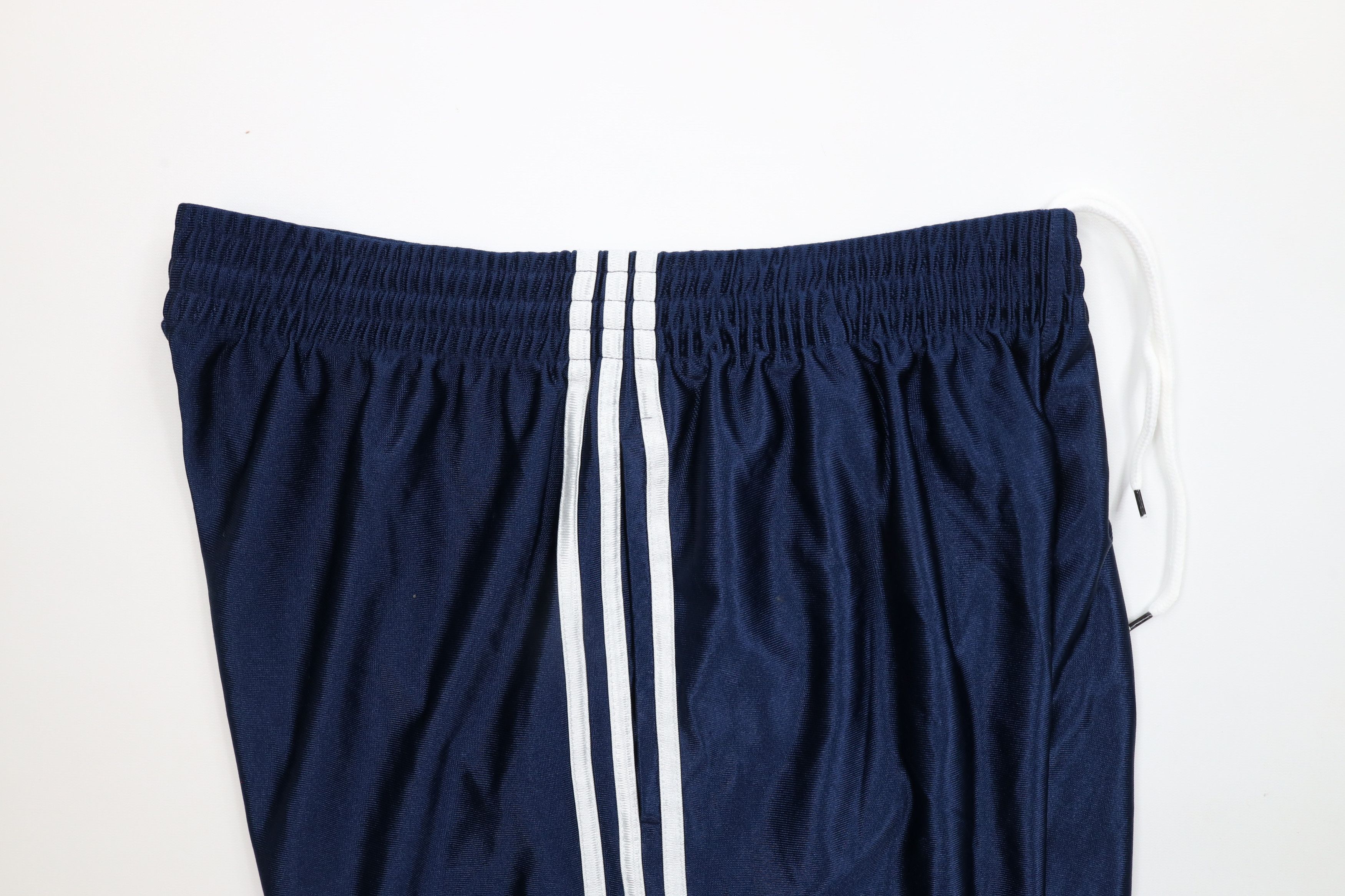 Adidas × Vintage Vintage Adidas Striped Gym Basketball Shorts Blue Polyester Size US 32 / EU 48 - 8 Thumbnail