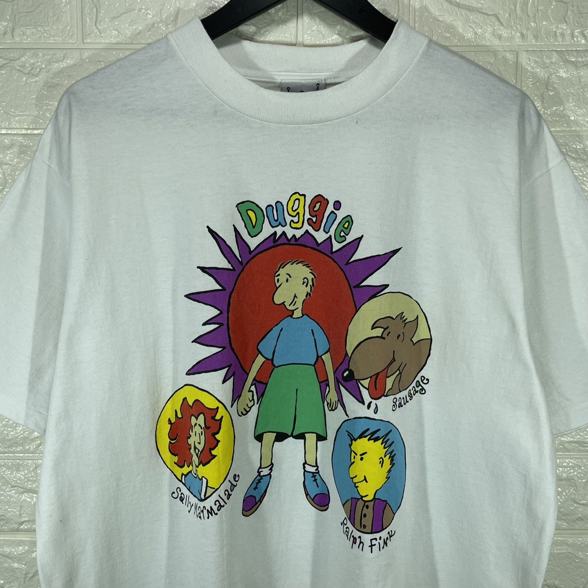 Rap Tees Vintage 90s Duggie Cartoon Tee Size US L / EU 52-54 / 3 - 3 Thumbnail