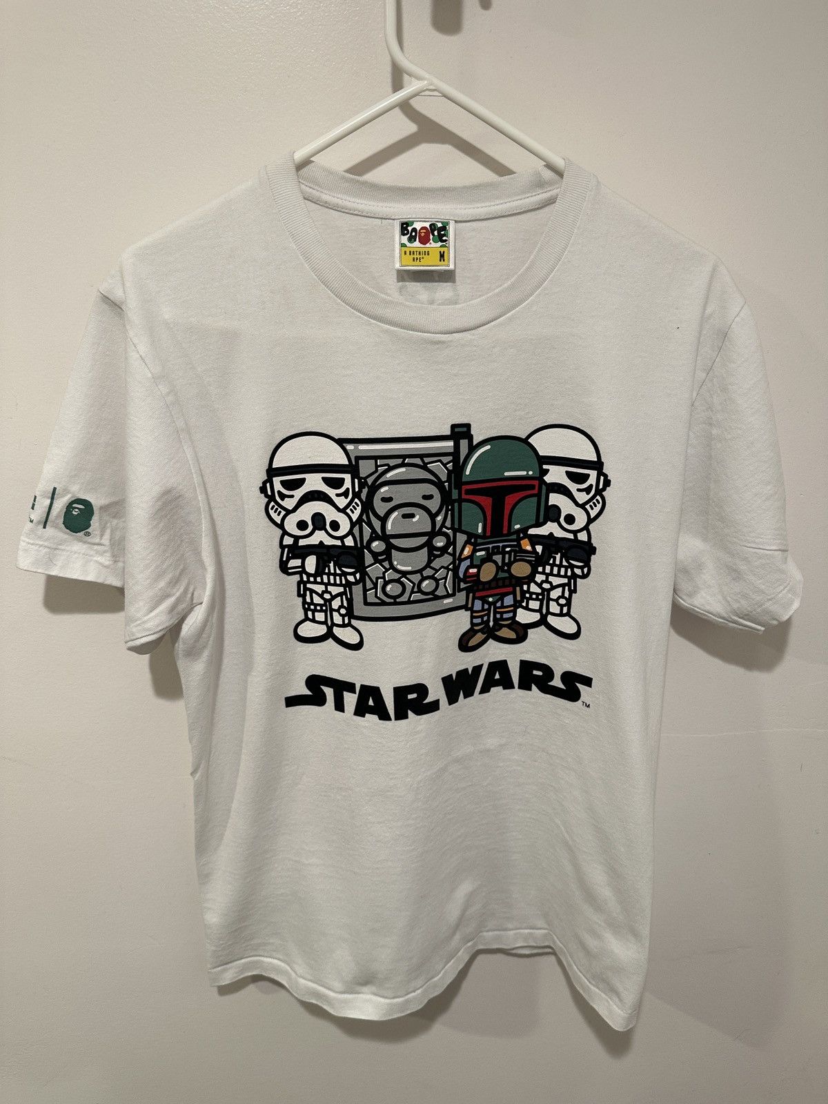 Bape BAPE x Star Wars Milo Han Solo Carbonite Stormtroopers Tee Size US M / EU 48-50 / 2 - 1 Thumbnail