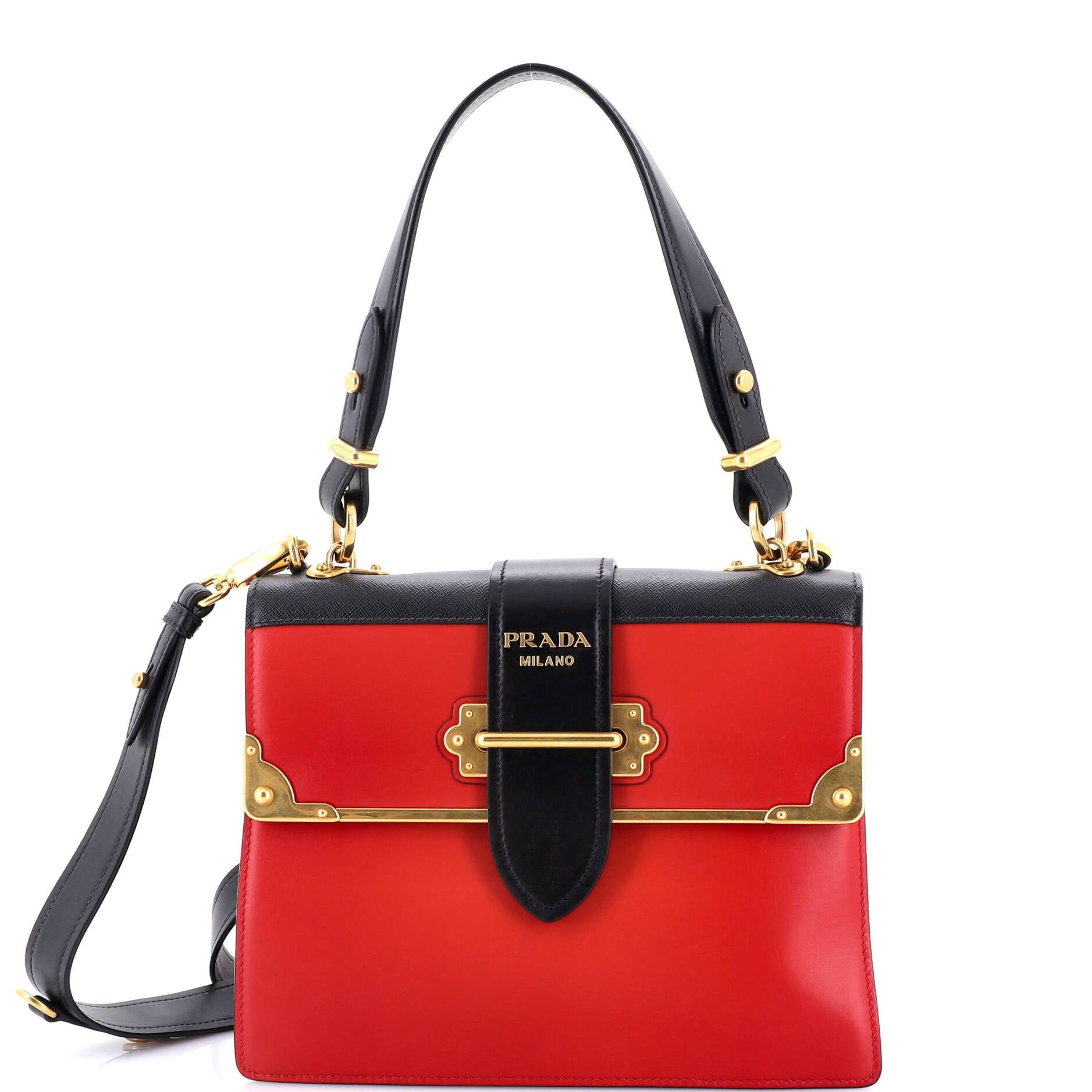 Prada Cahier Convertible Shoulder Bag Size ONE SIZE - 1 Thumbnail