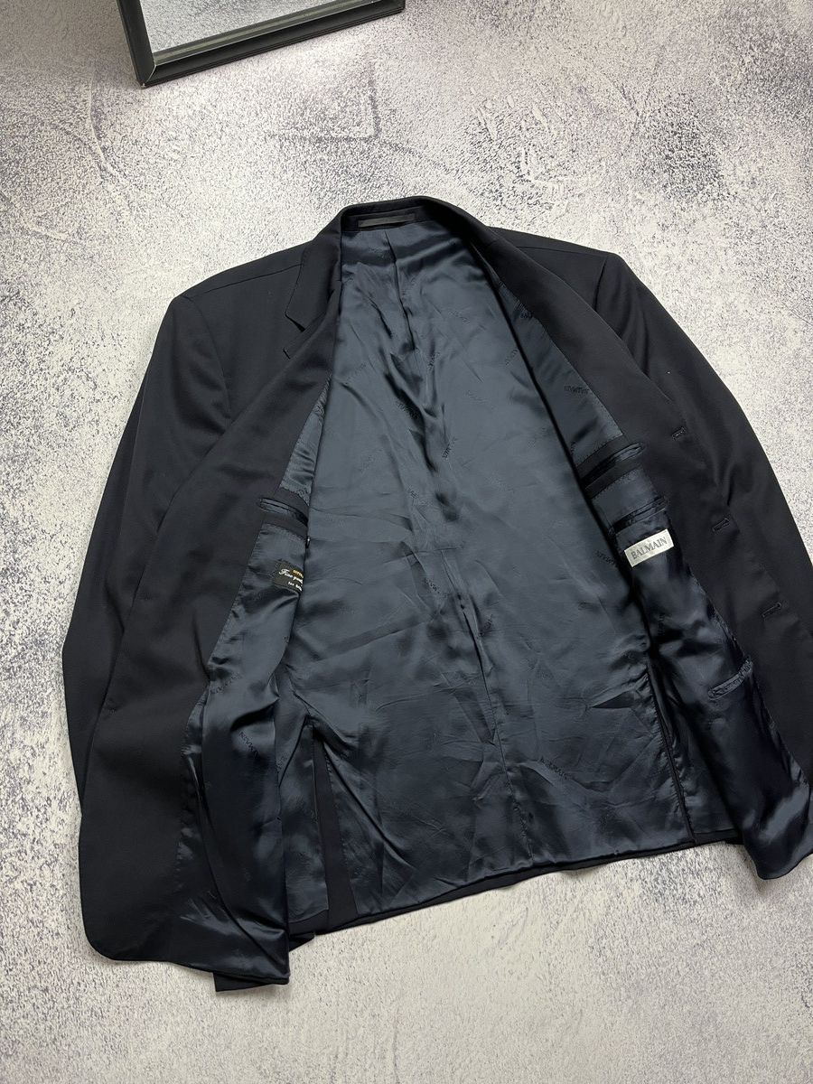 Balmain Mens Blazer Jacket Pierre Balmain Coat Size 60 Super 100’s Size 54L - 9 Thumbnail