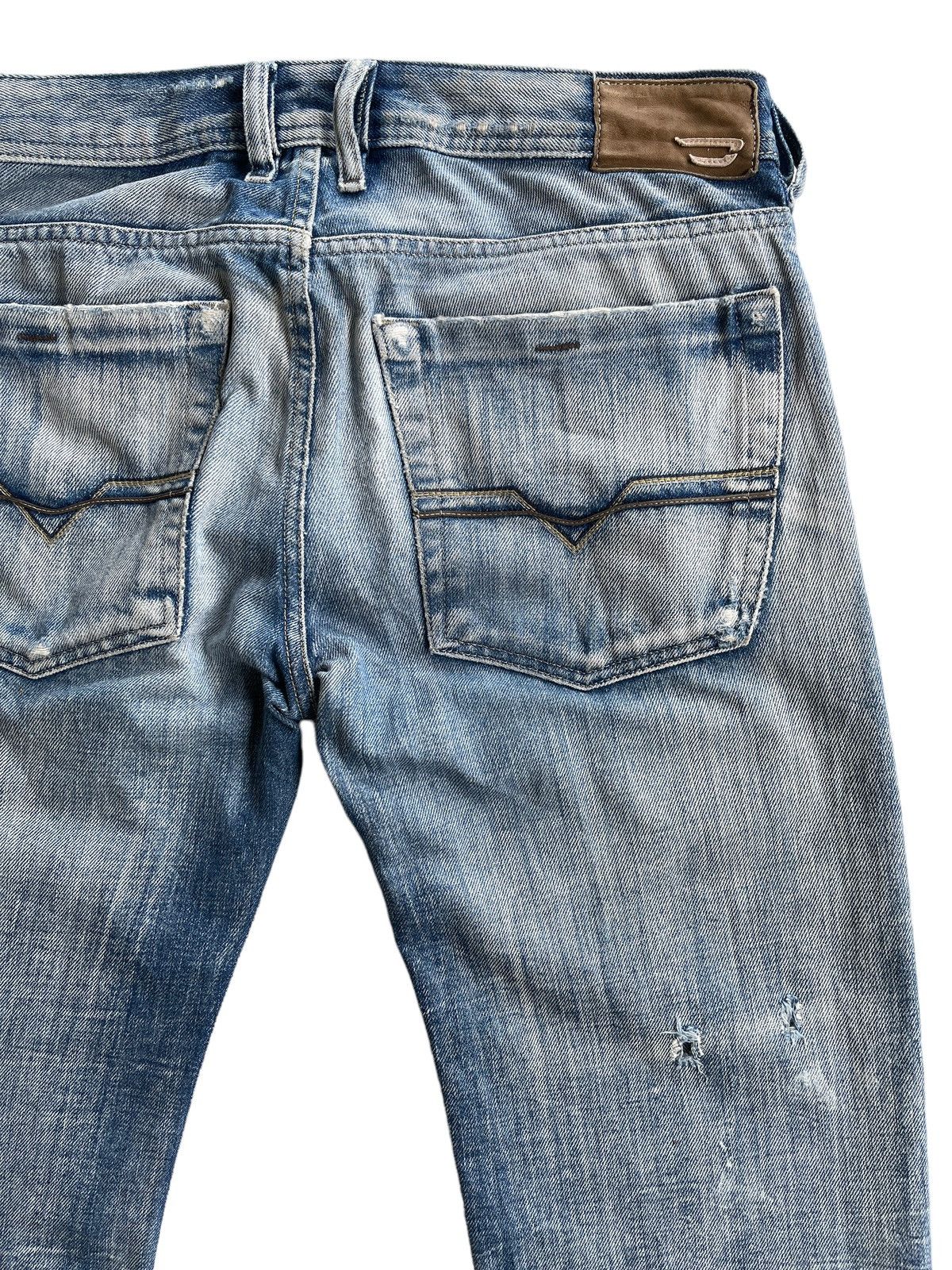 Diesel Diesel Zathan Distressed Flare Denim Size US 30 / EU 46 - 11 Thumbnail