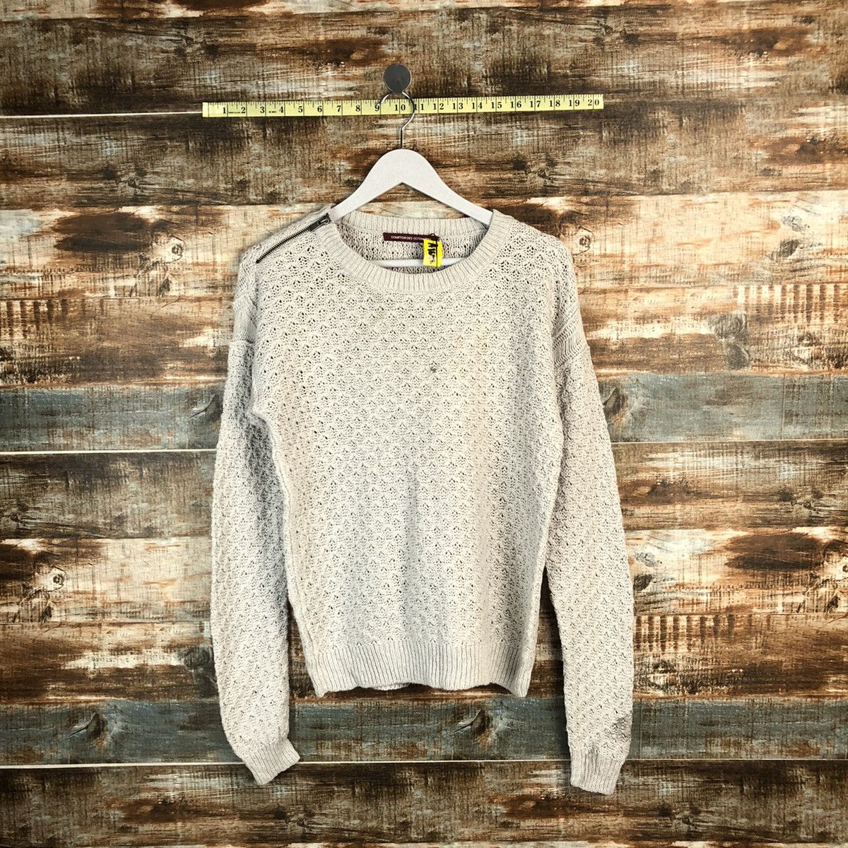 Designer × Homespun Knitwear Comptoir Des Cotonniers Grey Knitwear #A1682 Size M / US 6-8 / IT 42-44 - 1 Thumbnail