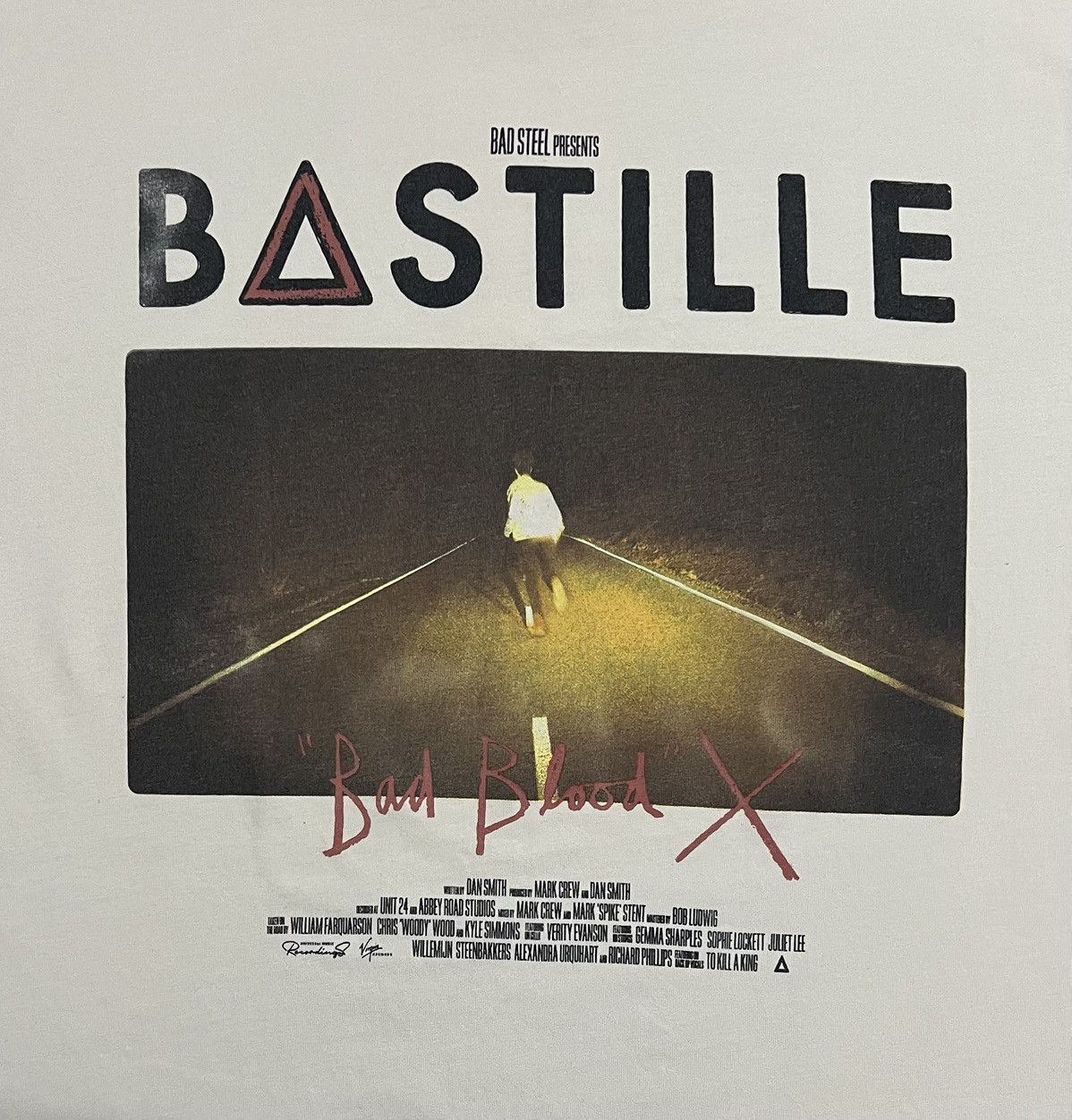 Band Tees Bastille Bad Blood Tee Indie Alt Rock Tour Shirt Size US M / EU 48-50 / 2 - 11 Thumbnail