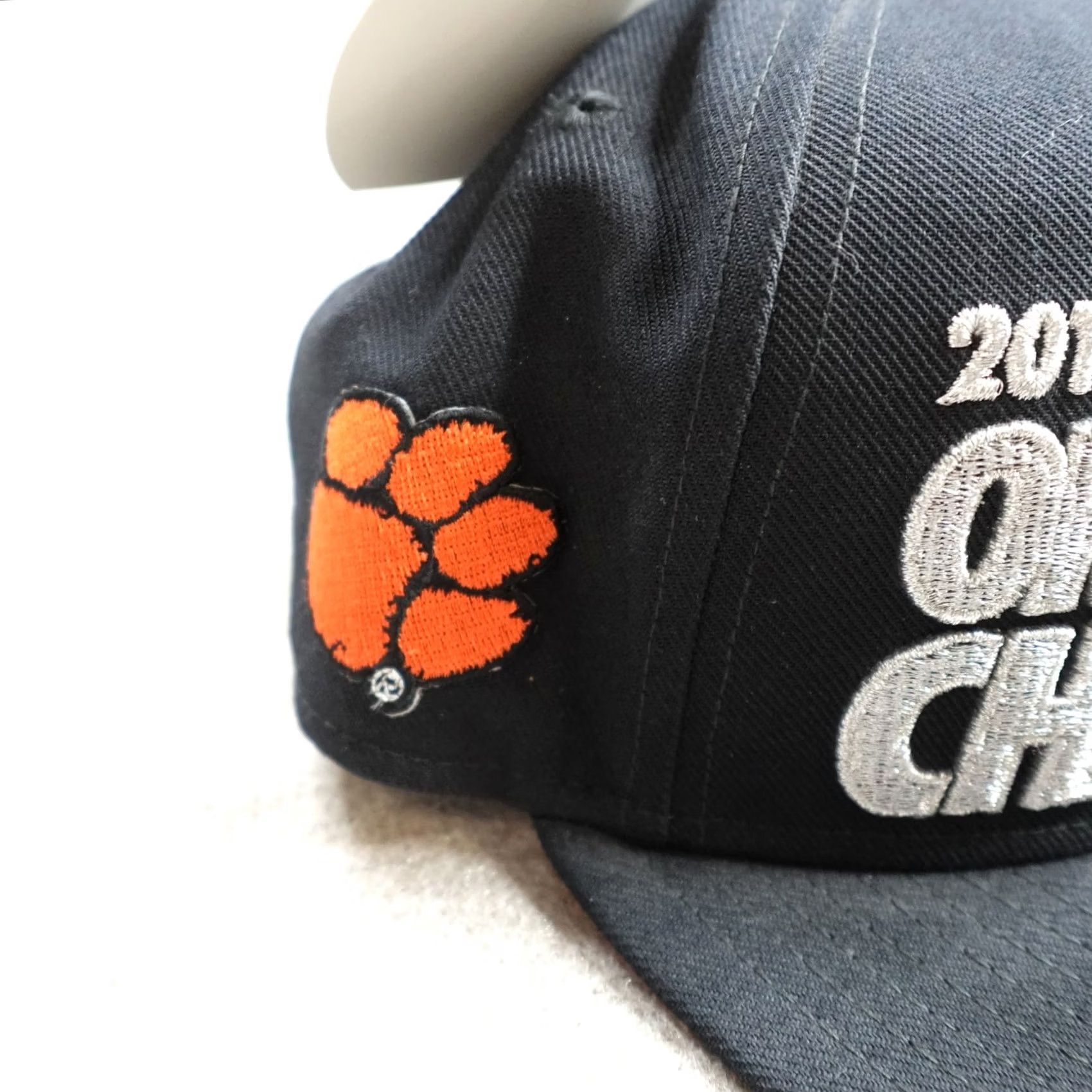Nike Nike Clemson Tigers Hat Black Embroidered Orange Bowl Champions One Size Men Baseball Cap Adjustable Wool Acrylic Black Mens Size ONE SIZE - 8 Thumbnail